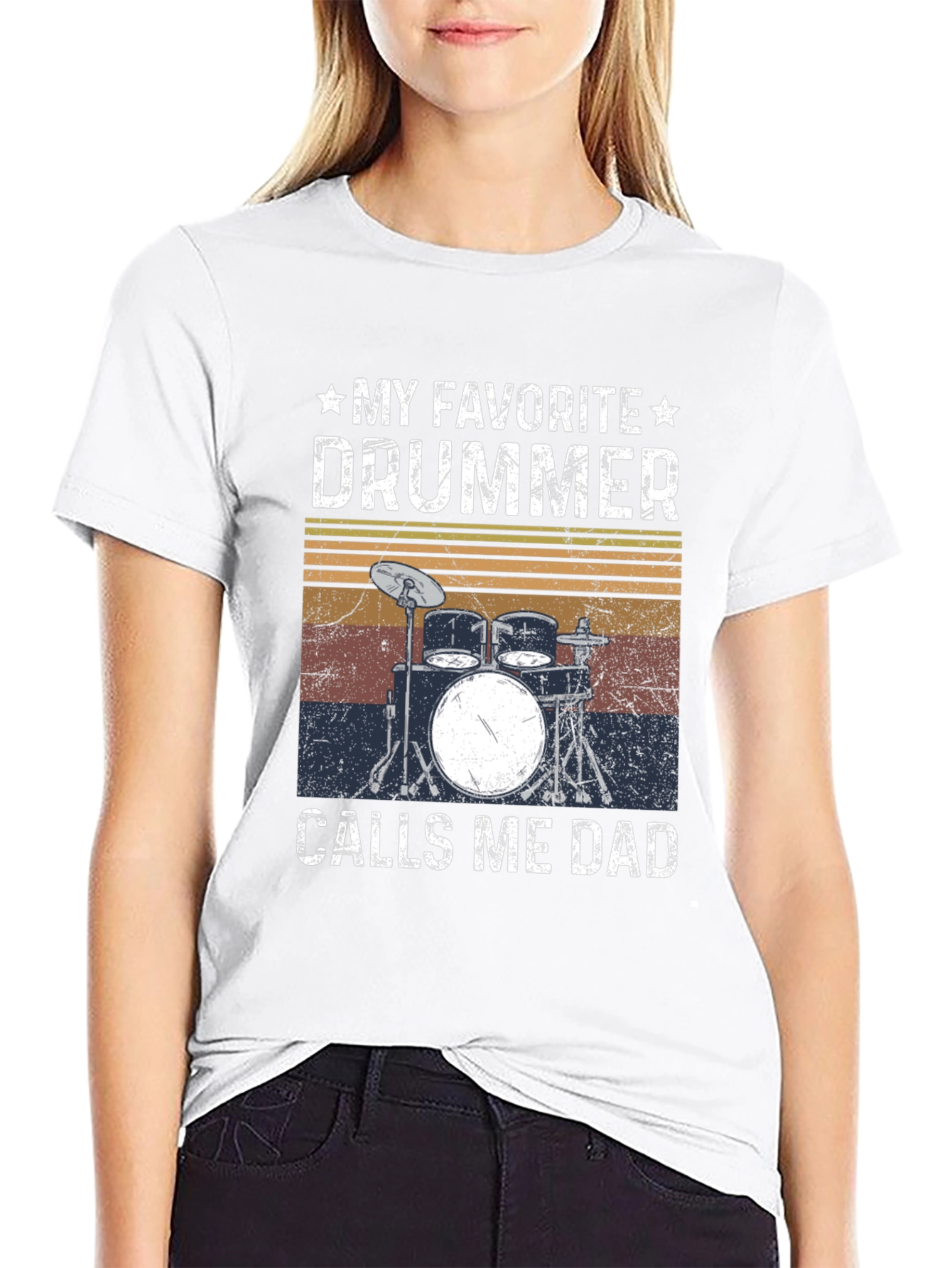 My Favorite Drummer Calls Me Dad T-Shirt