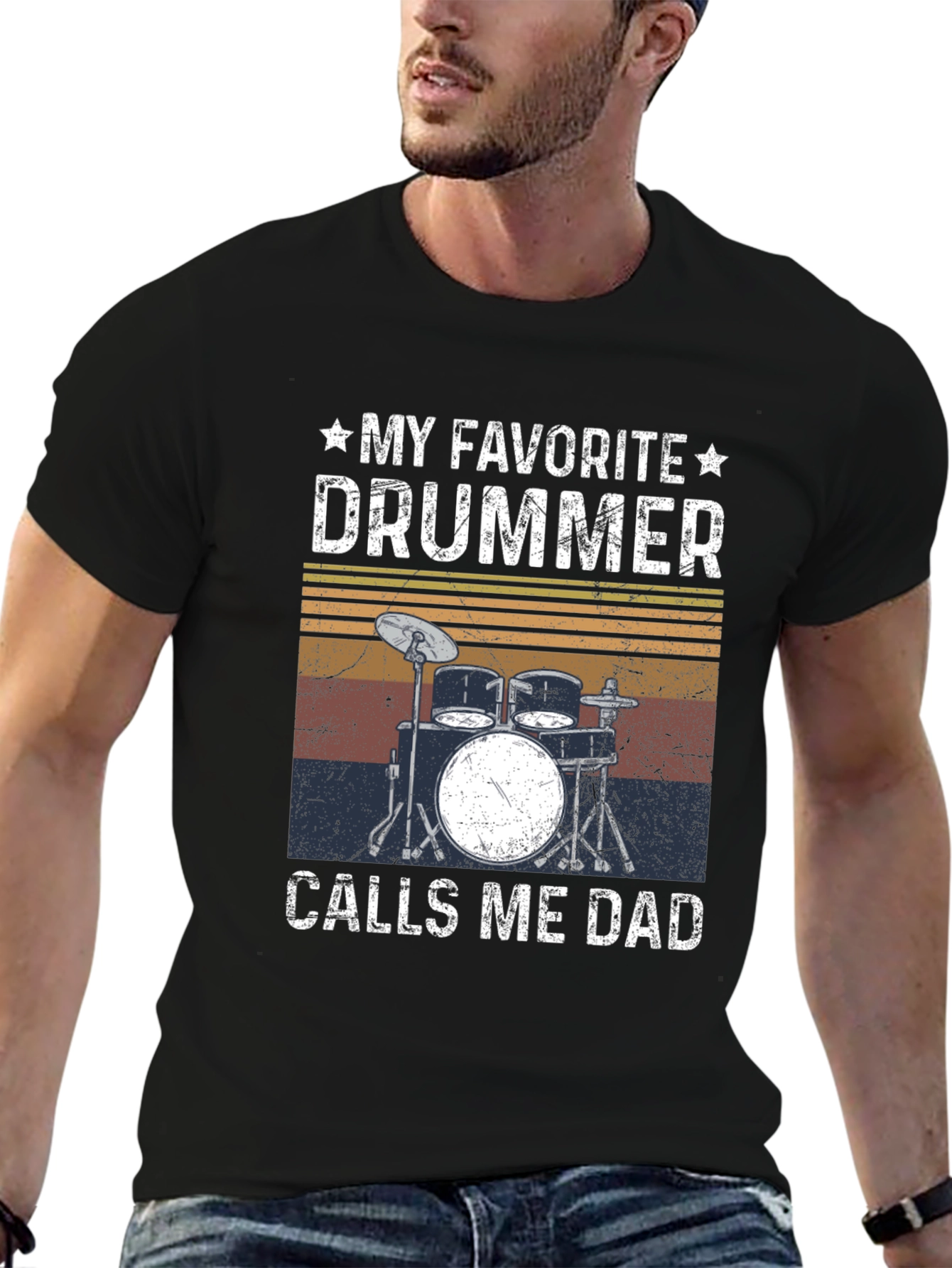 My Favorite Drummer Calls Me Dad T-Shirt