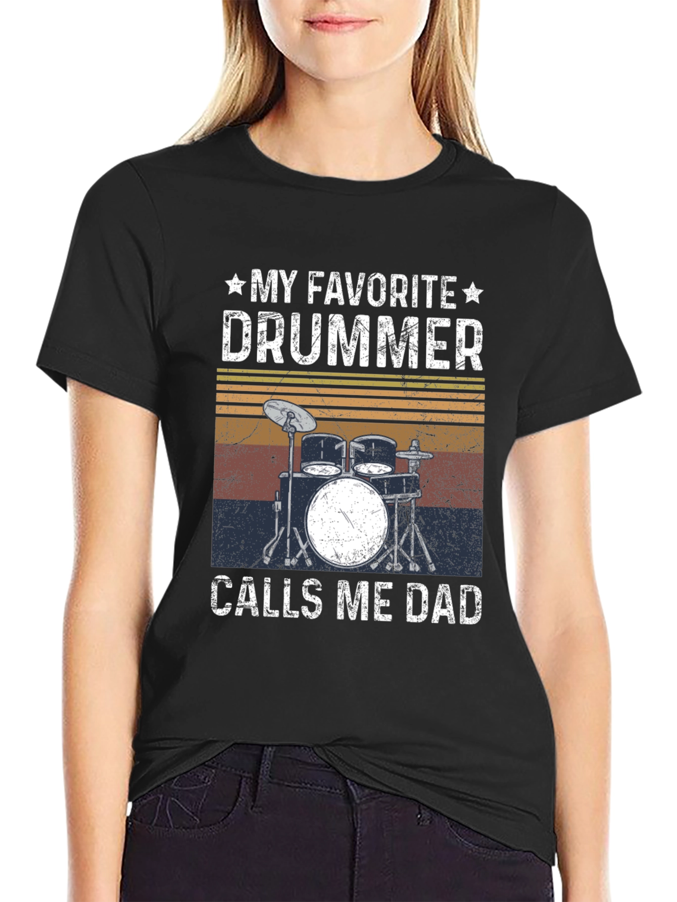 My Favorite Drummer Calls Me Dad T-Shirt