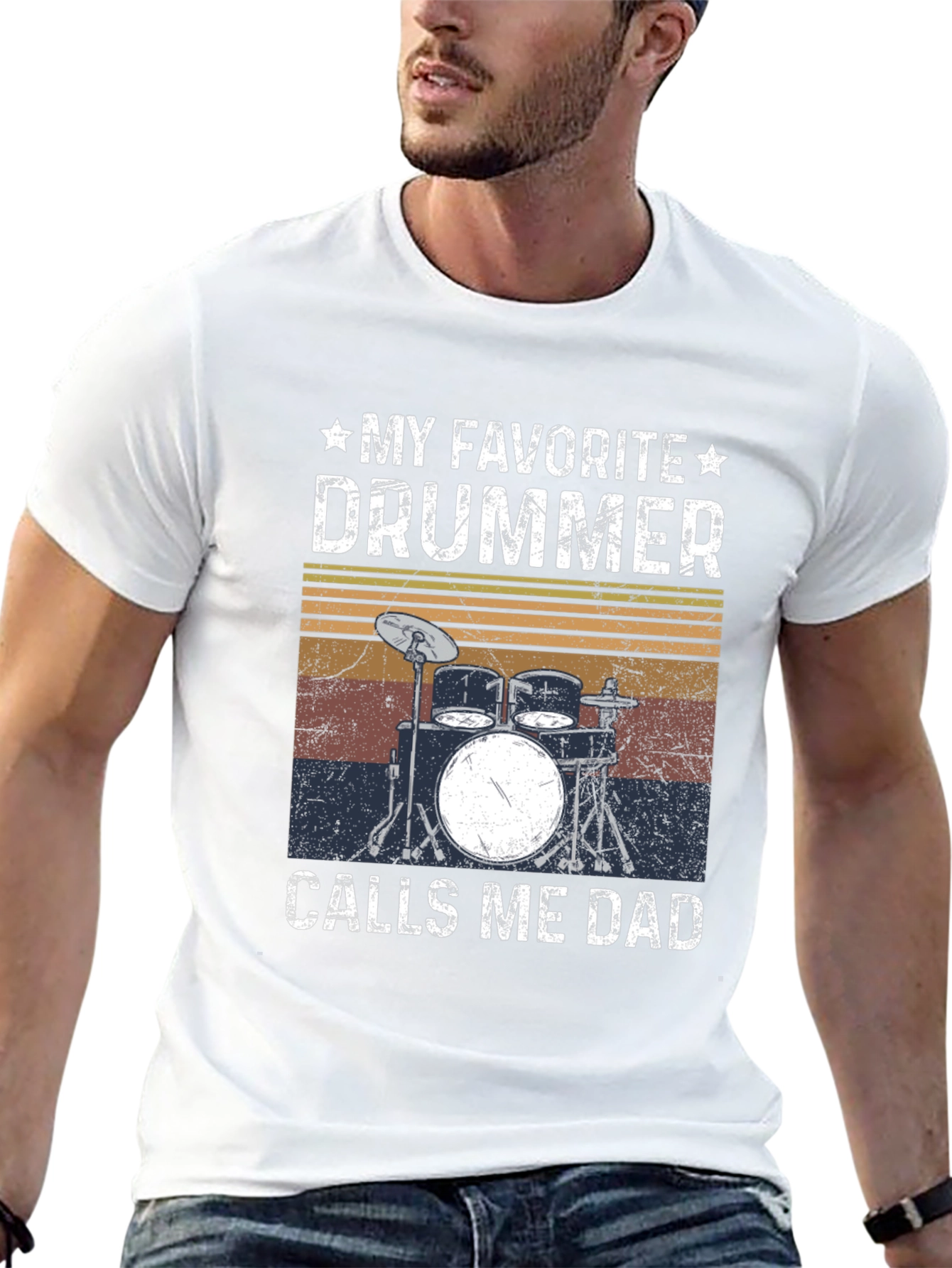 My Favorite Drummer Calls Me Dad T-Shirt