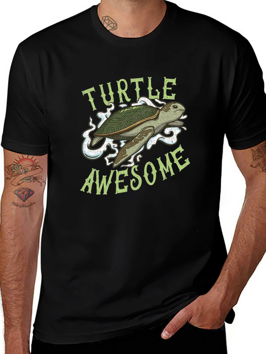 Turtle Awesome Graphic T-Shirt