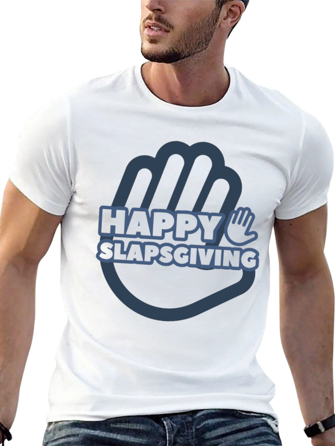 Happy Slapsgiving T-Shirt - Funny Thanksgiving Tee