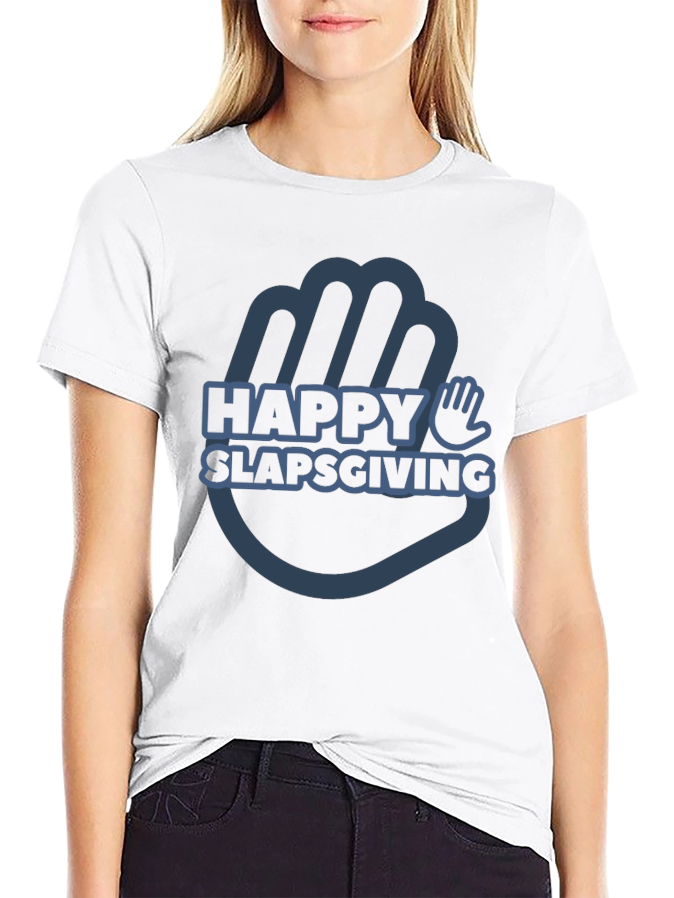 Happy Slapsgiving T-Shirt - Funny Thanksgiving Tee