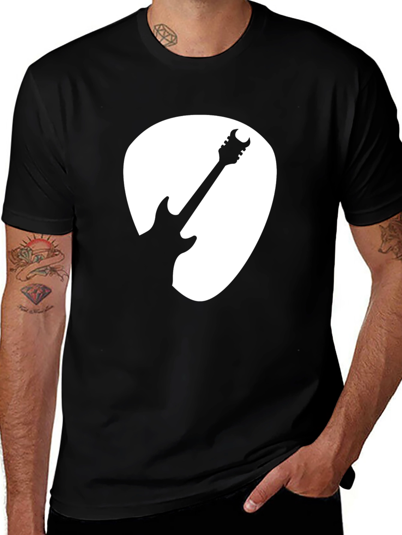 Guitar Pick Graphic T-Shirt