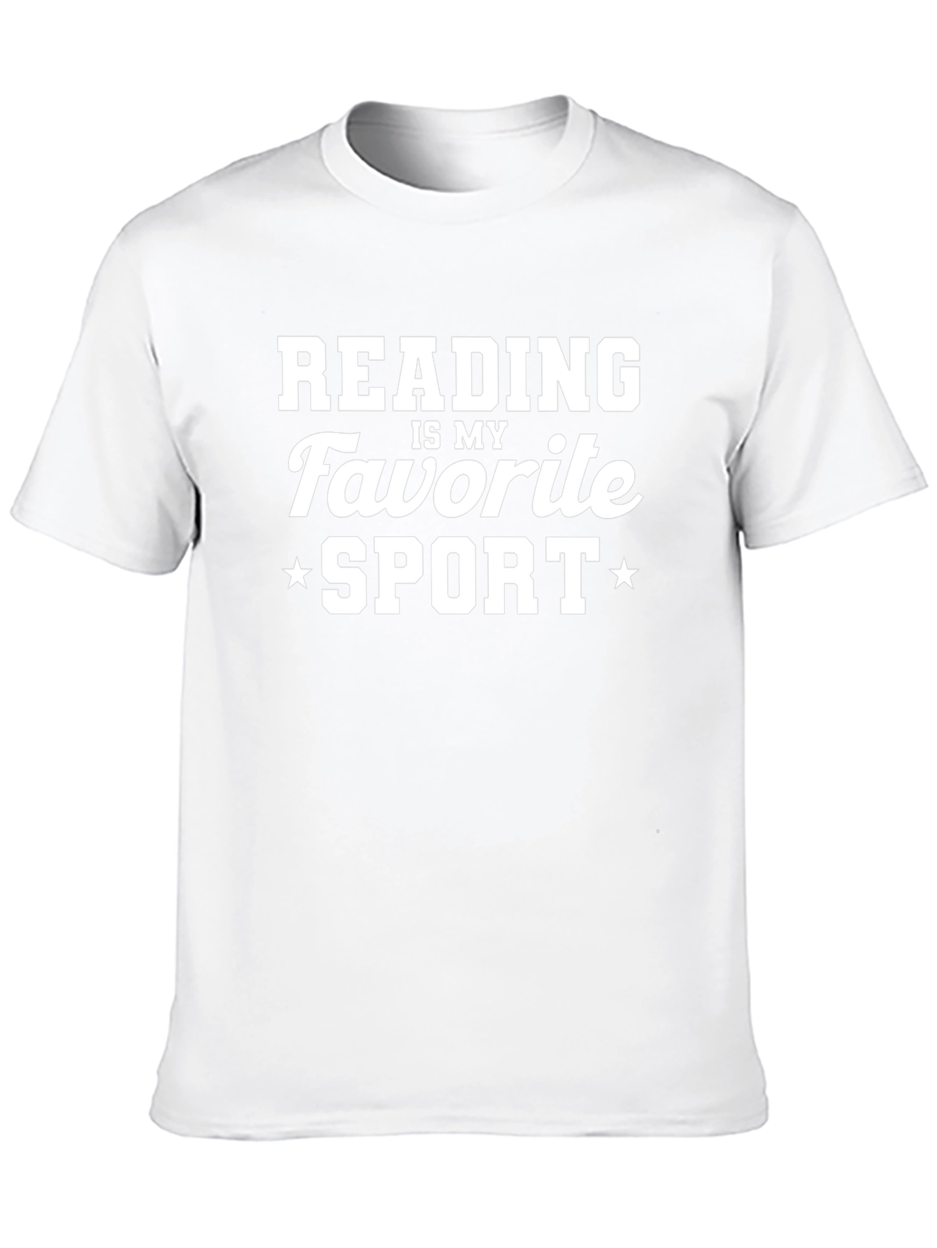 Reading Is My Favorite Sport Black T-Shirt