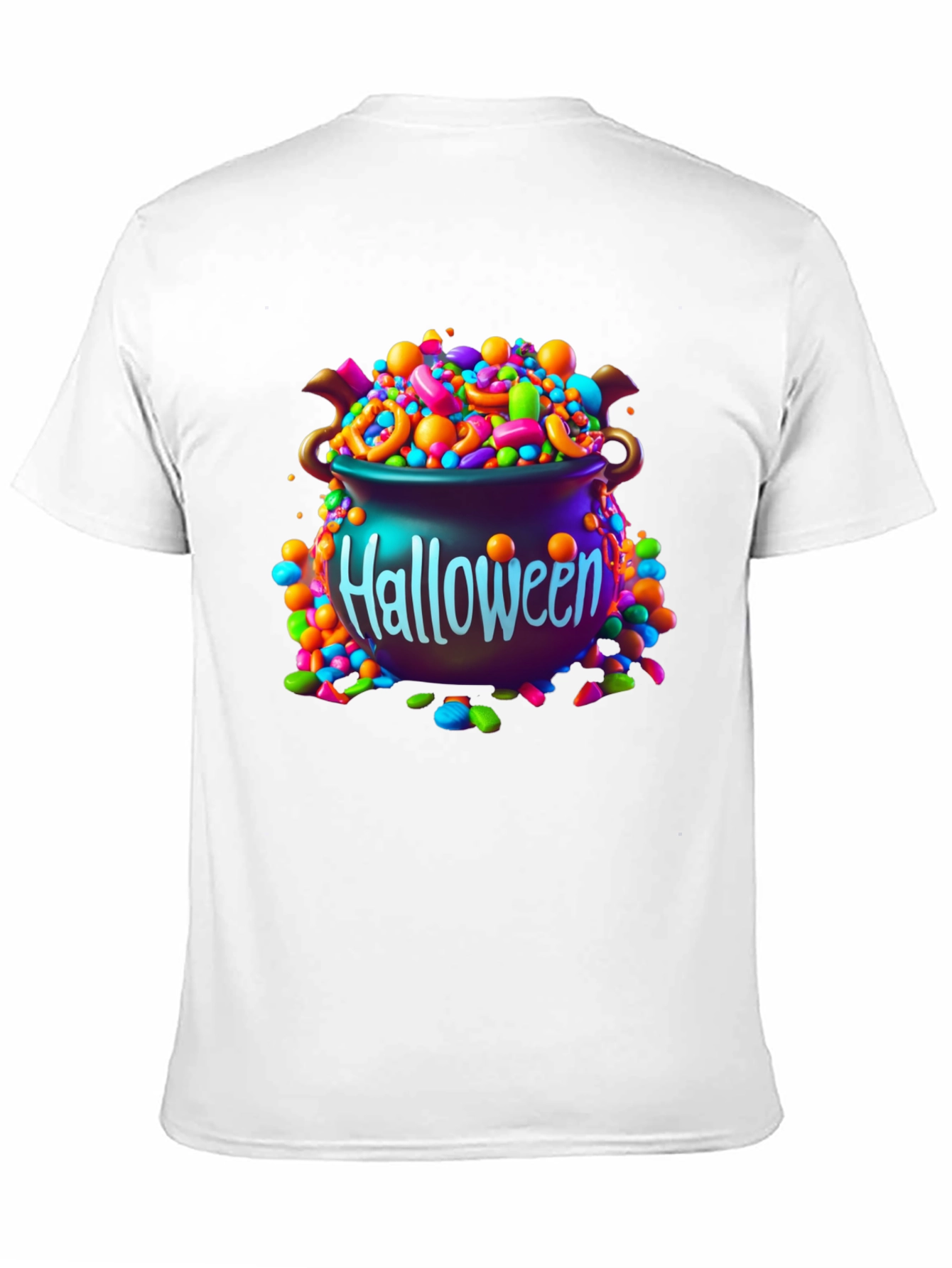 Halloween Candy Cauldron Graphic Tee