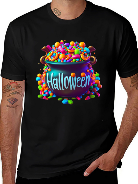 Halloween Candy Cauldron Graphic Tee