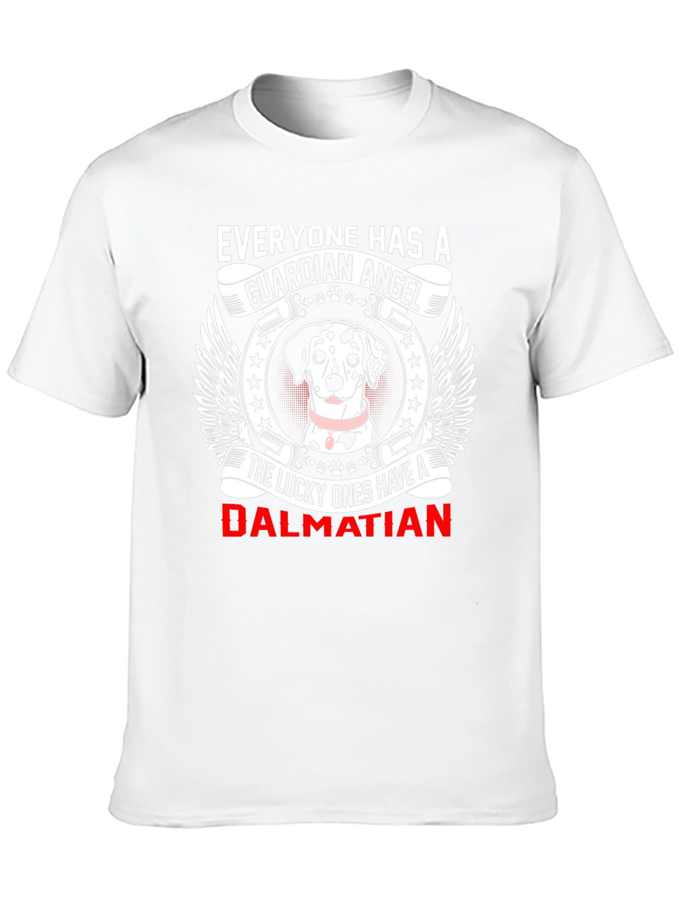 Dalmatian Guardian Angel Graphic T-Shirt