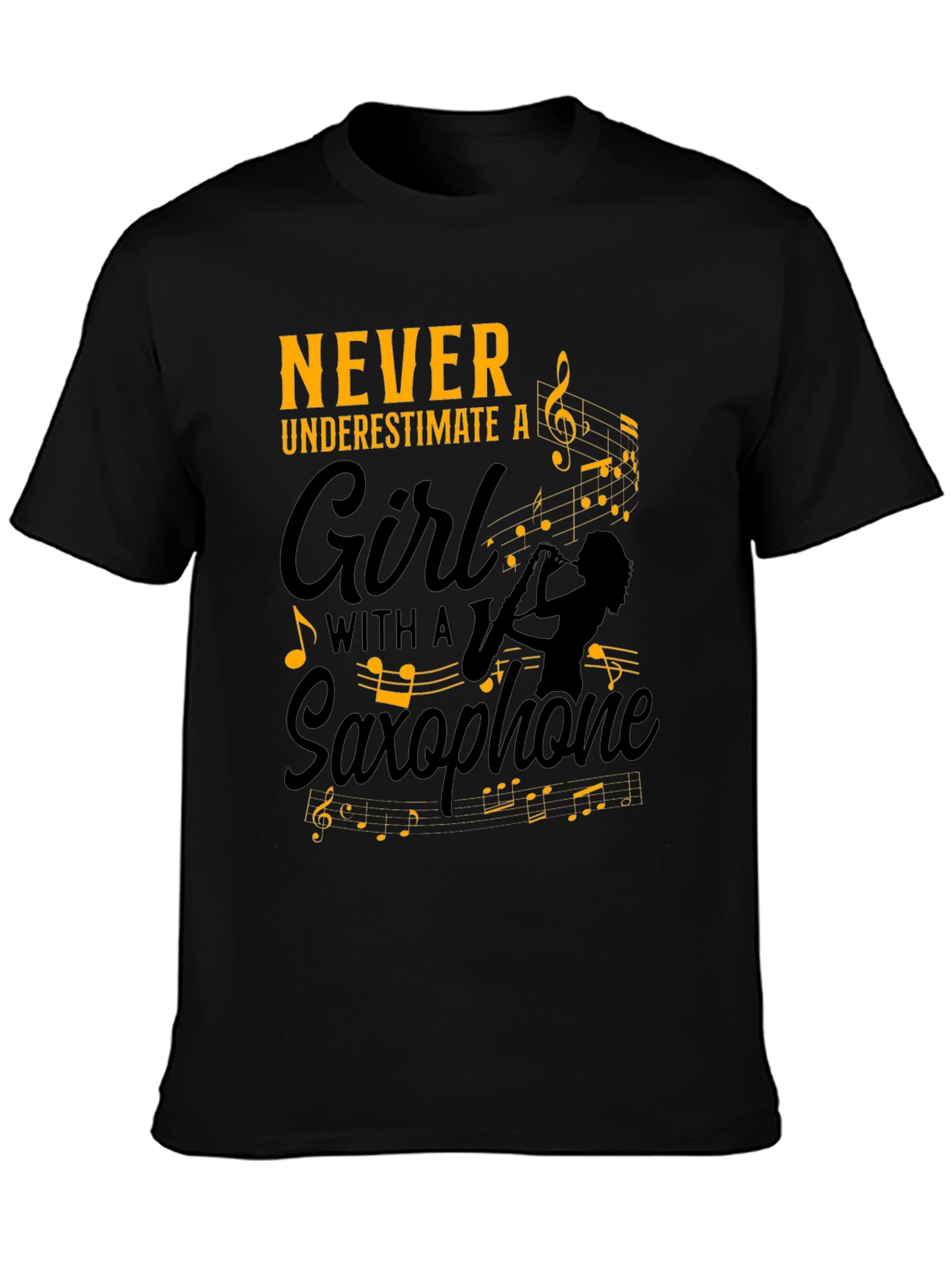 Girl Saxophone Player T-Shirt