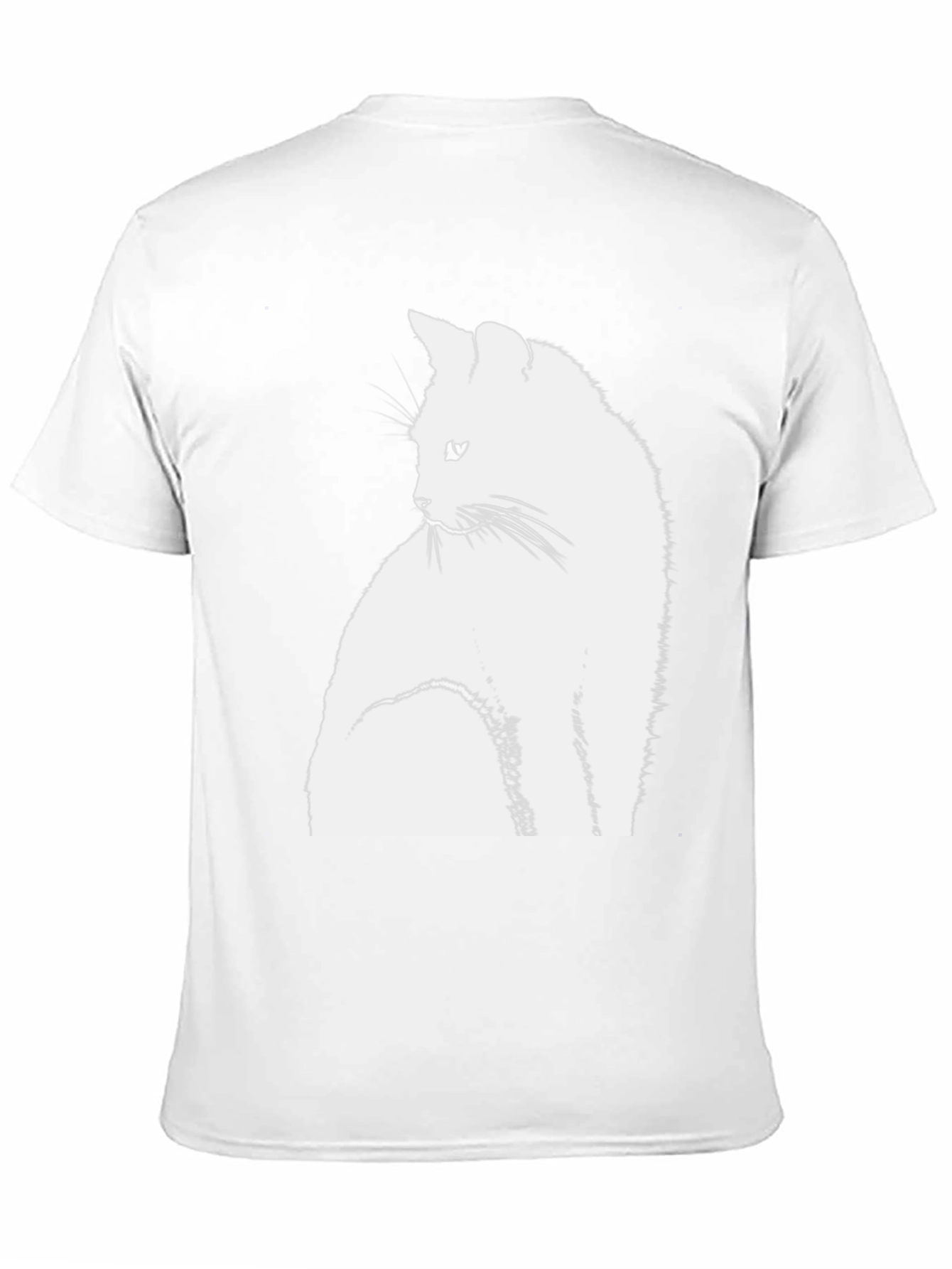 Cool Cat Graphic Tee - Stylish Black T-Shirt