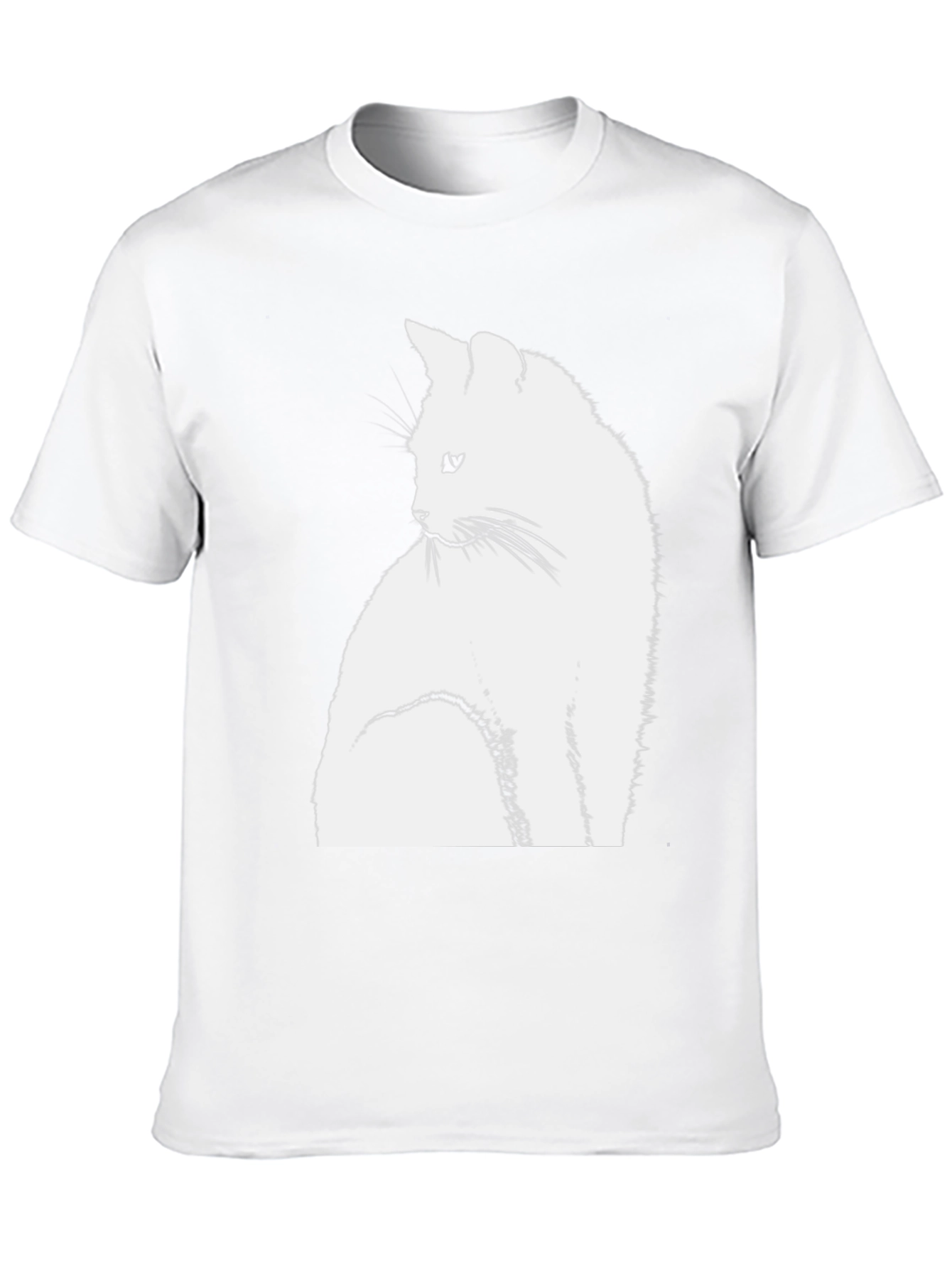 Cool Cat Graphic Tee - Stylish Black T-Shirt