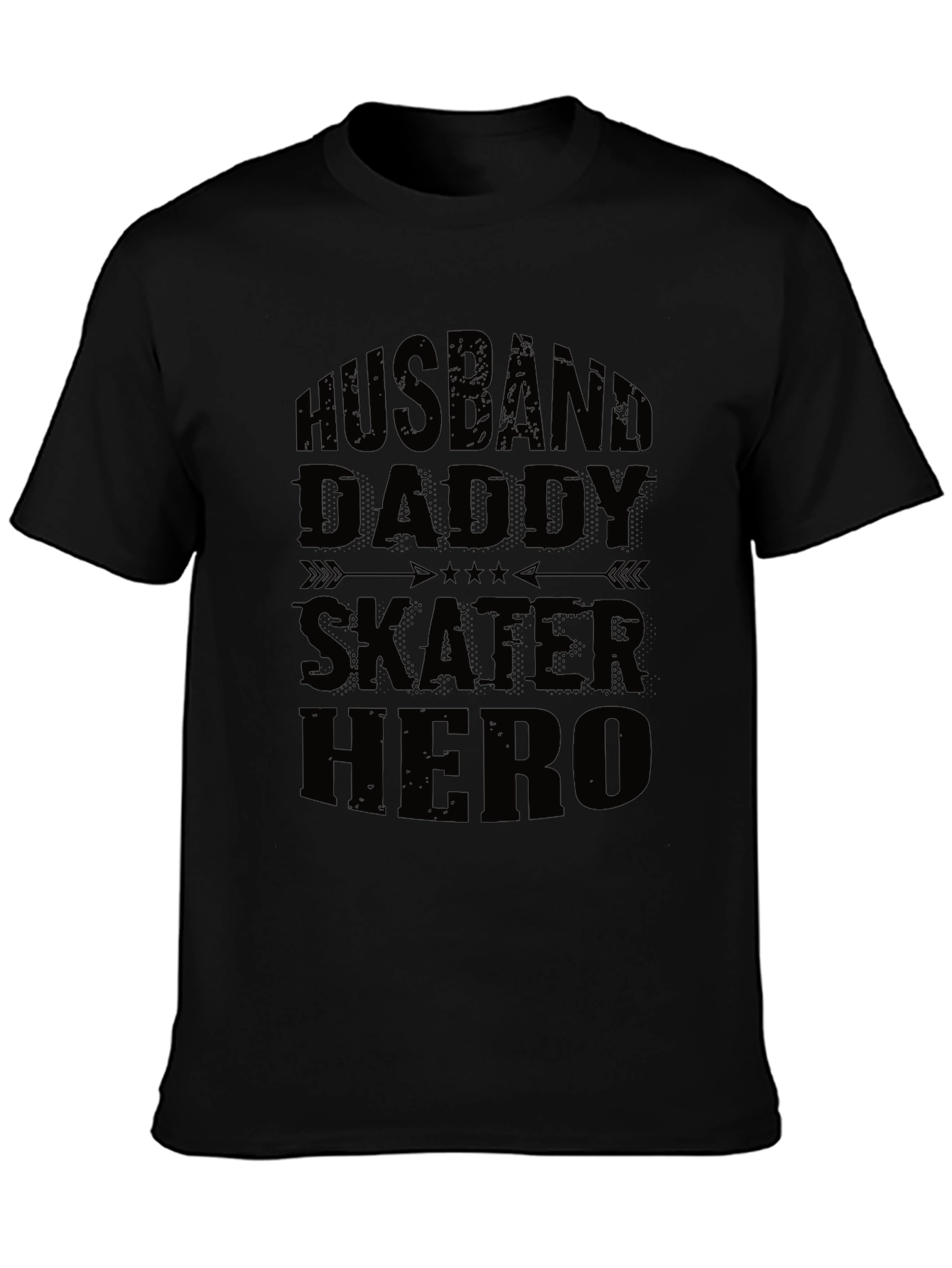 Husband Daddy Skater Hero T-Shirt