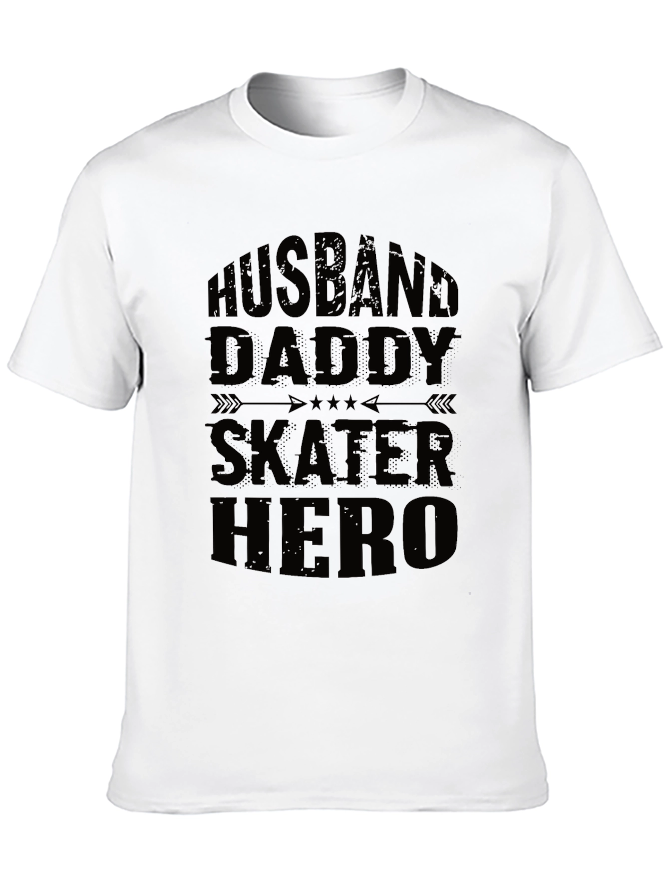 Husband Daddy Skater Hero T-Shirt