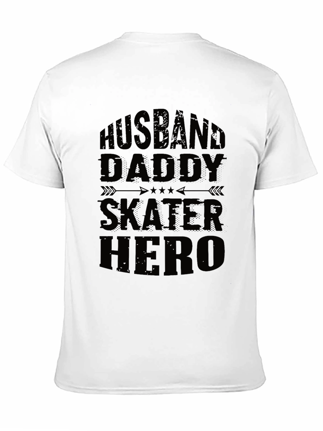 Husband Daddy Skater Hero T-Shirt