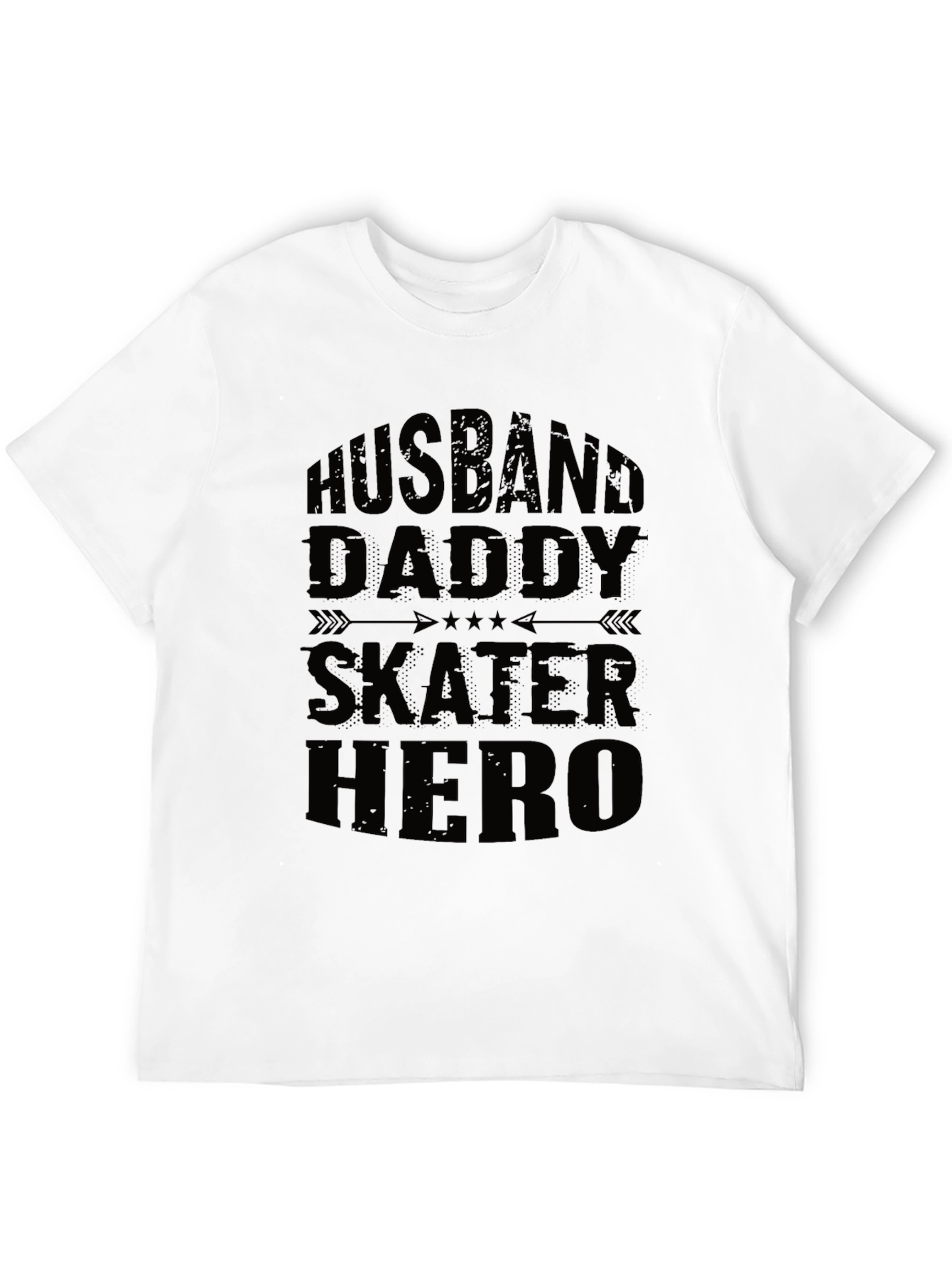 Husband Daddy Skater Hero T-Shirt