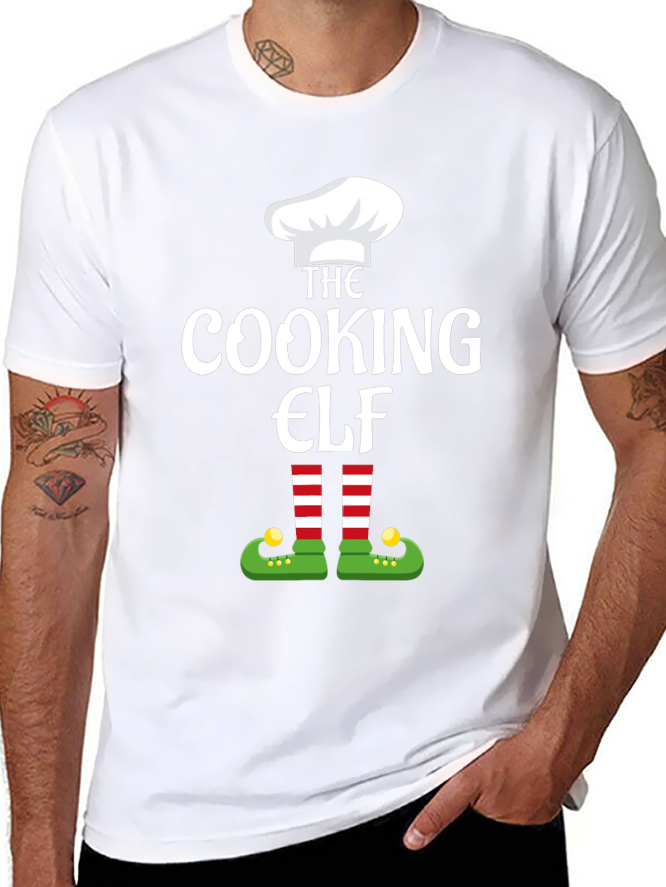 Cooking Elf T-Shirt - Holiday Chef Apparel