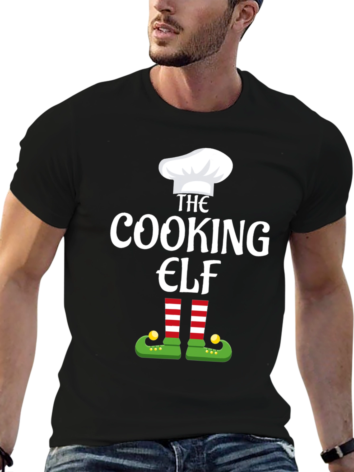 Cooking Elf T-Shirt - Holiday Chef Apparel
