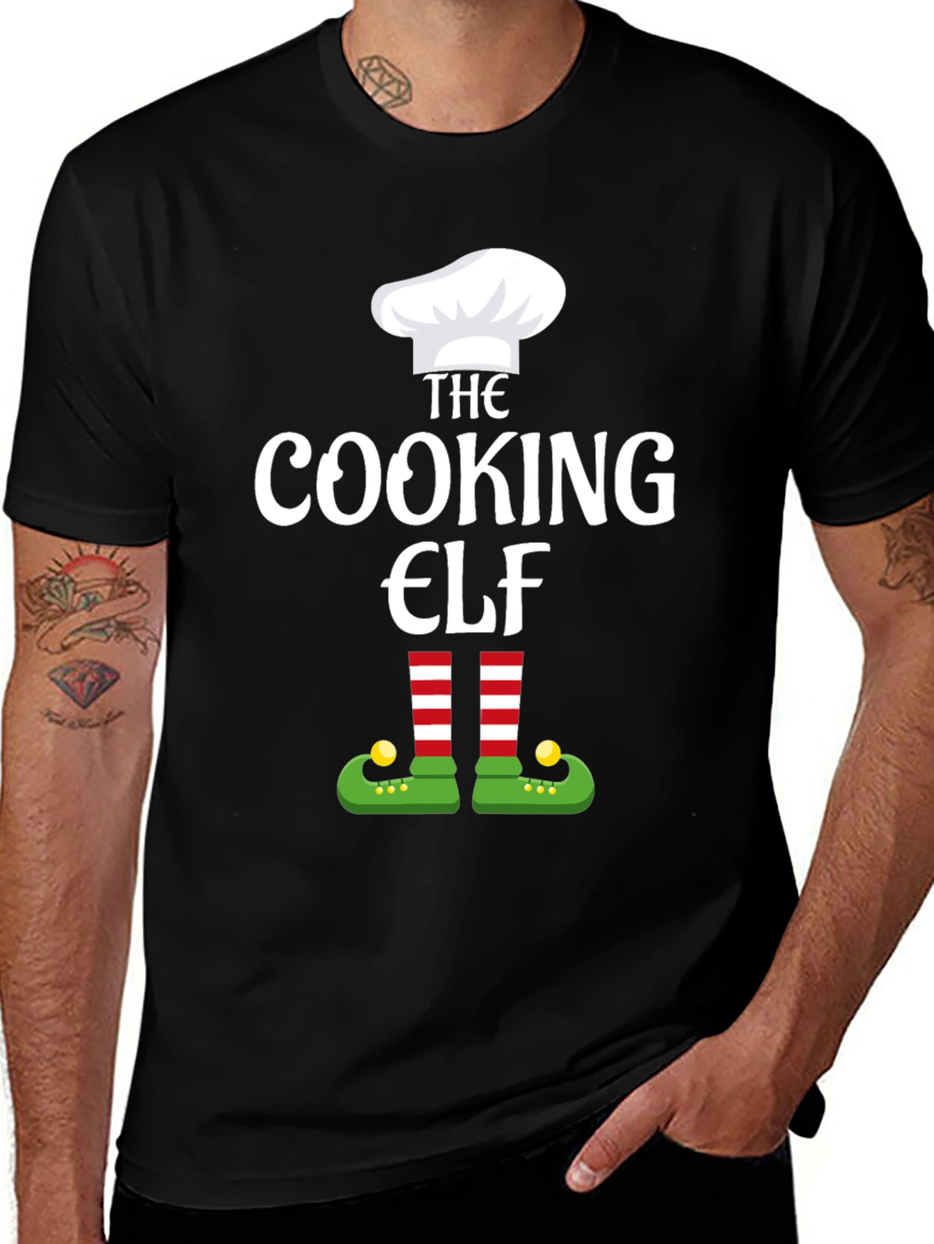 Cooking Elf T-Shirt - Holiday Chef Apparel