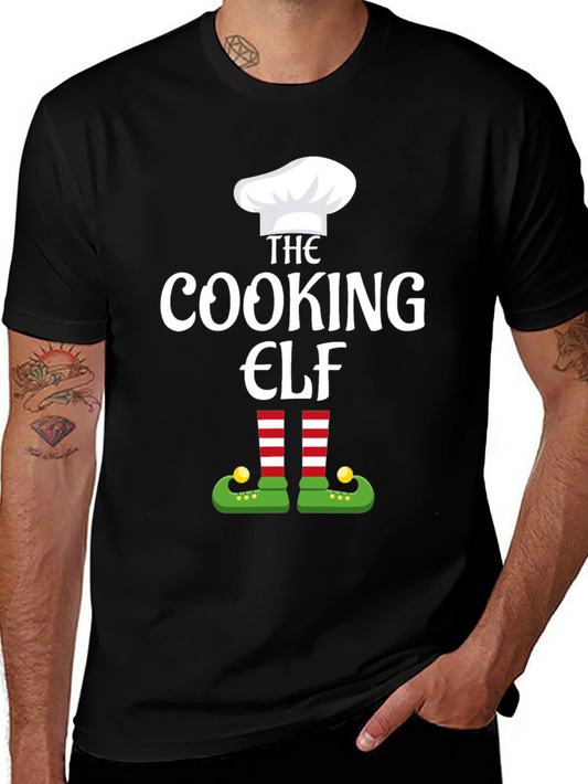 Cooking Elf T-Shirt - Holiday Chef Apparel