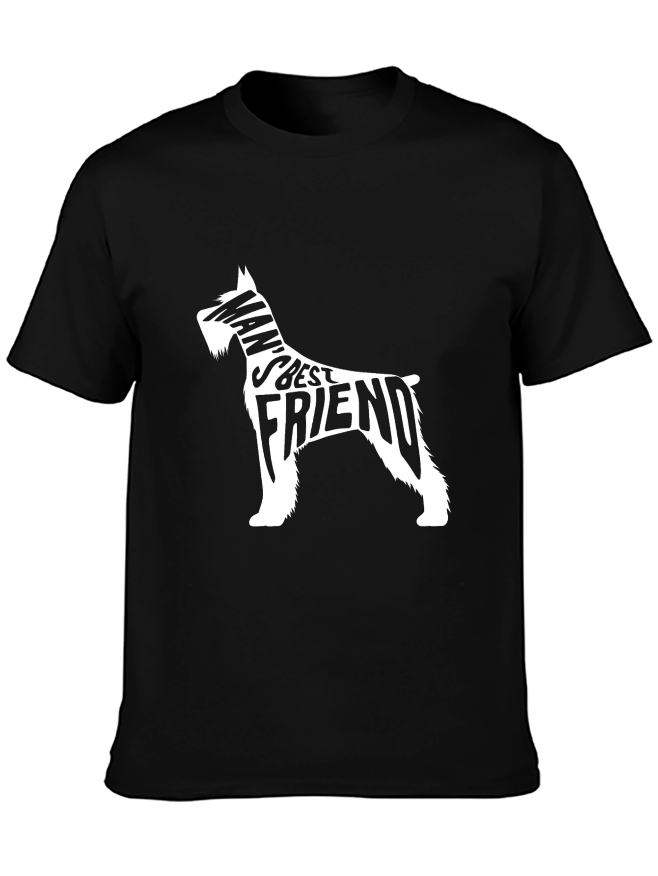 Mans Best Friend Dog Graphic T-Shirt