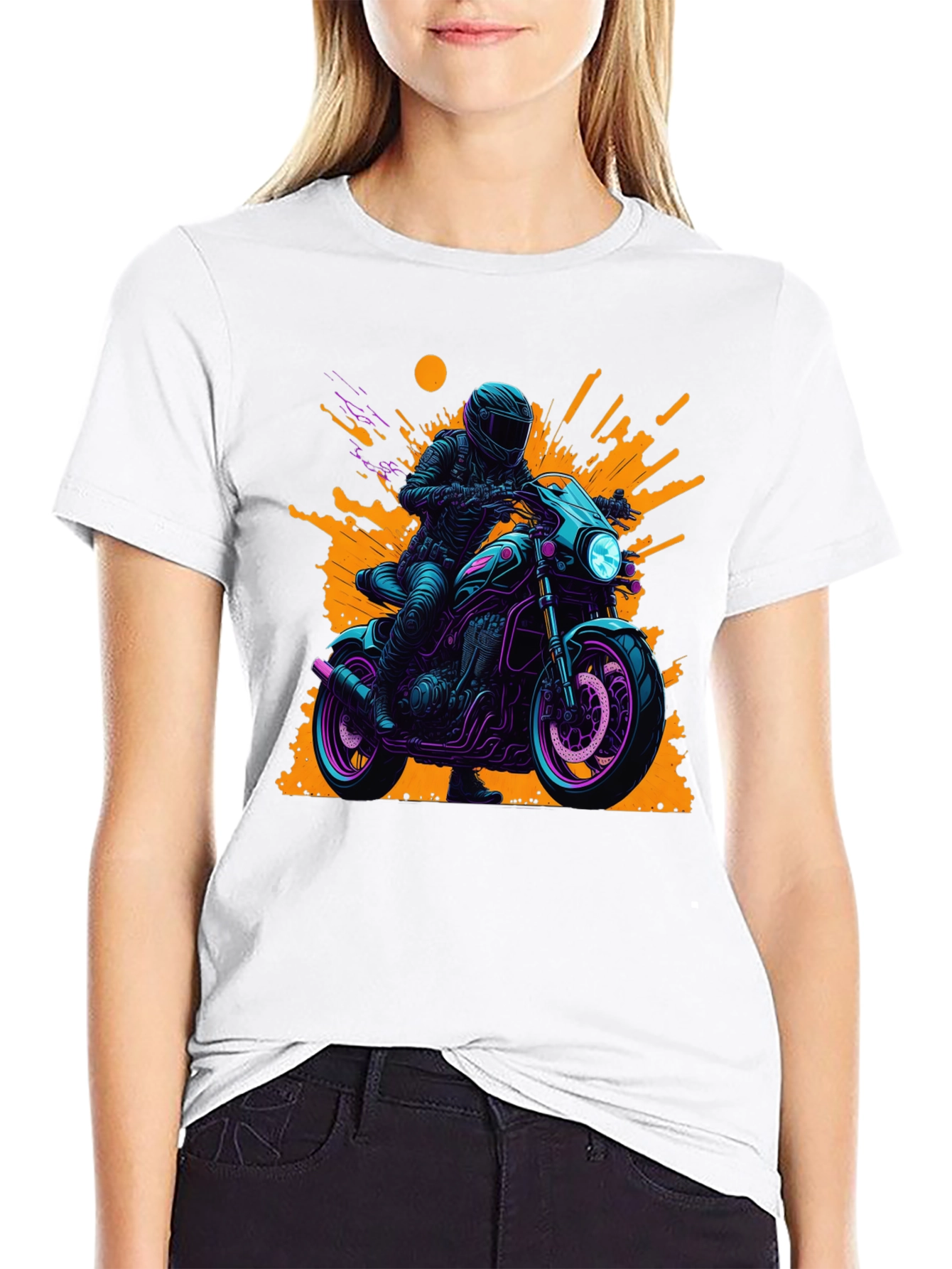 Motorcycle Rider Graphic Tee