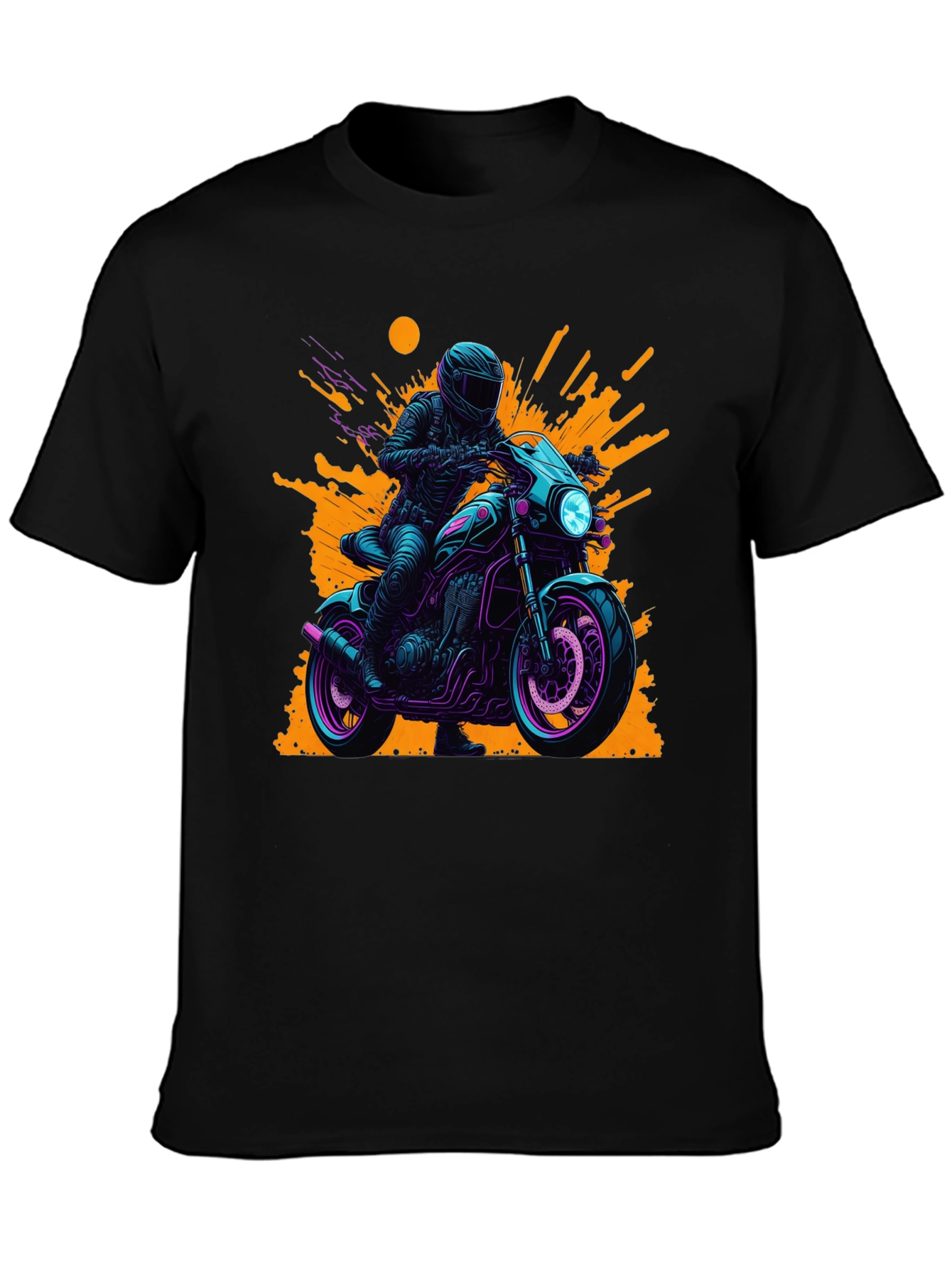 Motorcycle Rider Graphic Tee