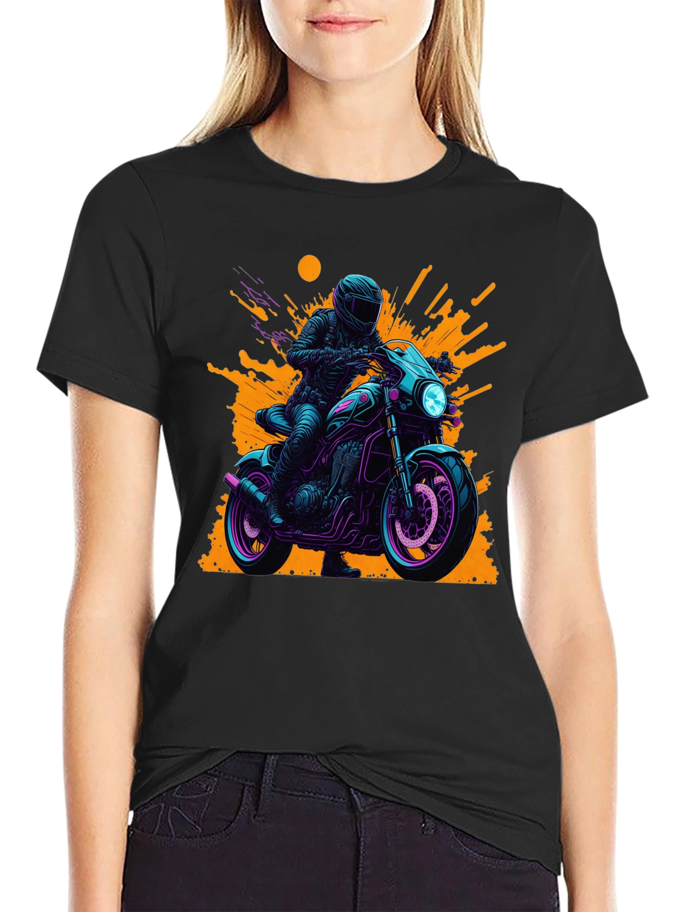 Motorcycle Rider Graphic Tee