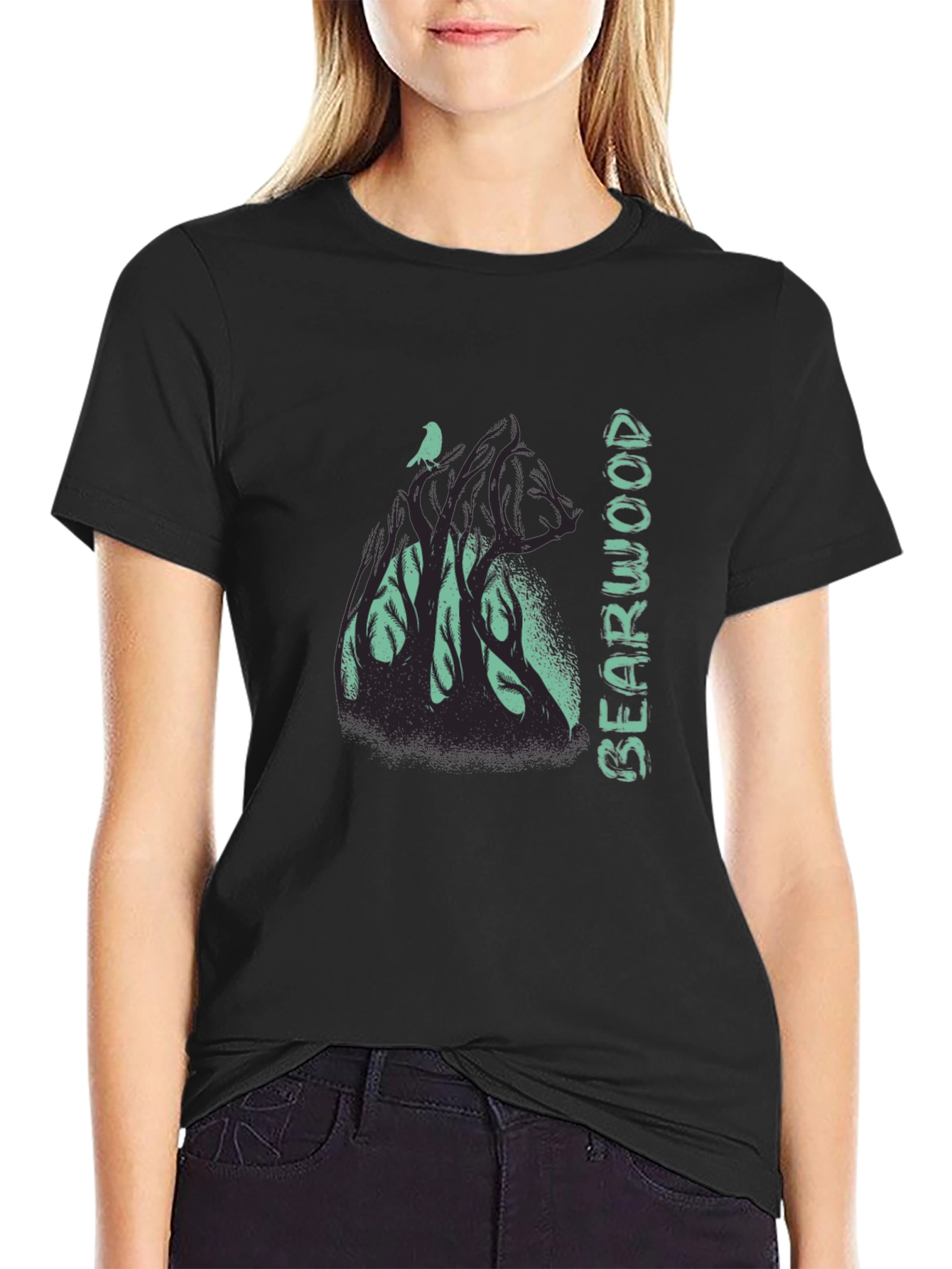 Bearwood Black Graphic Tee