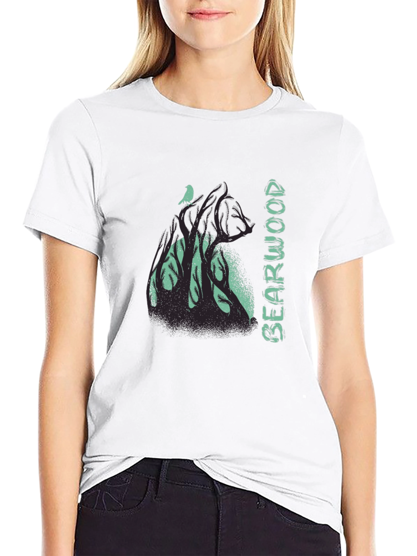 Bearwood Black Graphic Tee