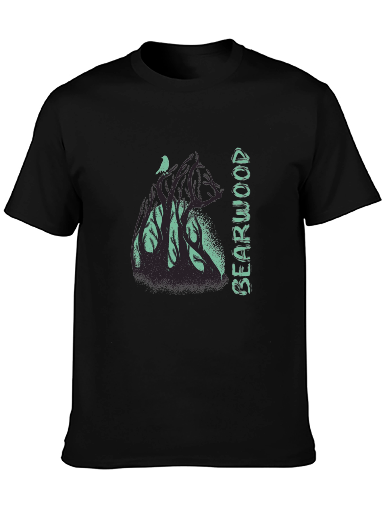 Bearwood Black Graphic Tee