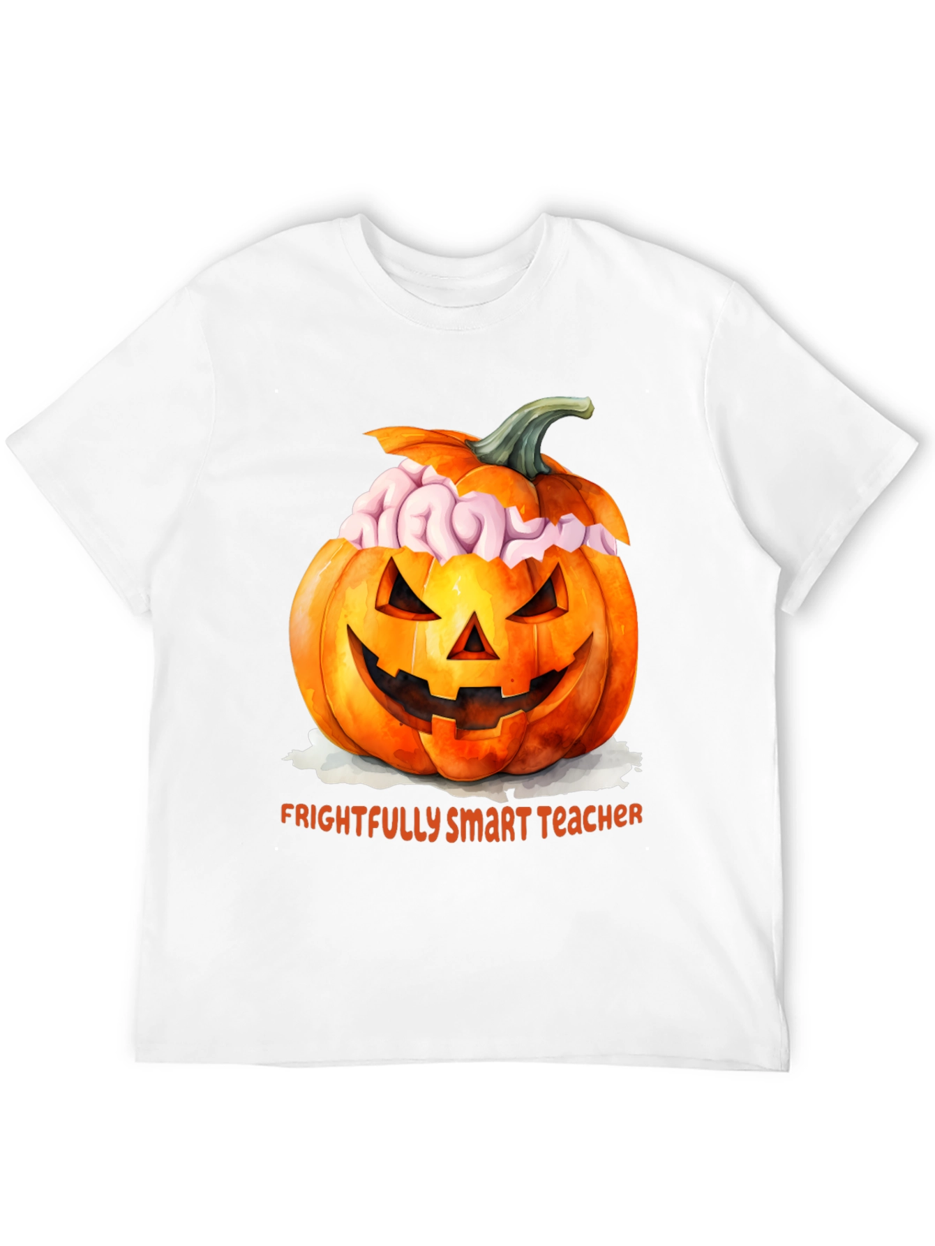 Frightfully Smart Teacher Halloween T-Shirt