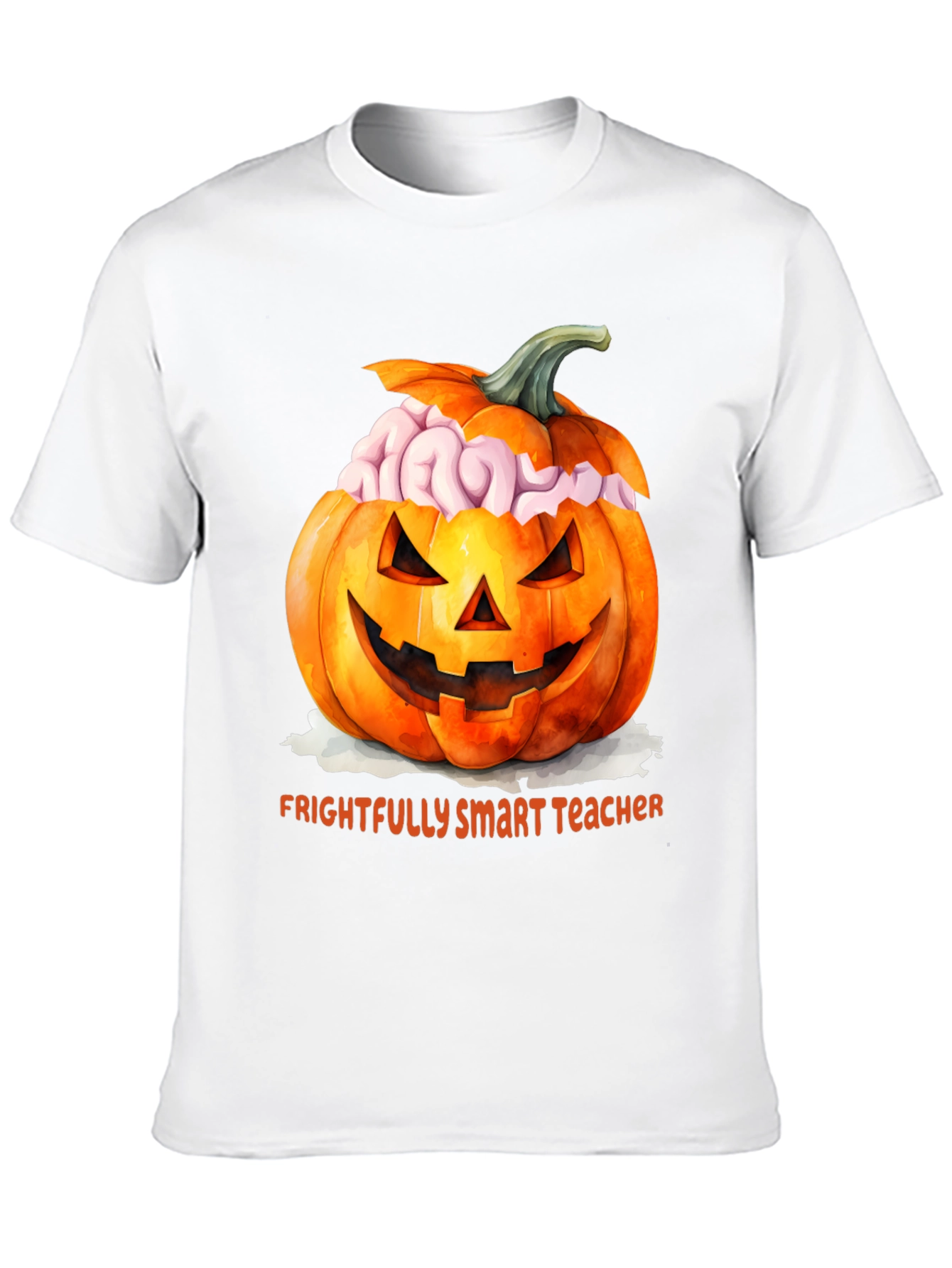 Frightfully Smart Teacher Halloween T-Shirt