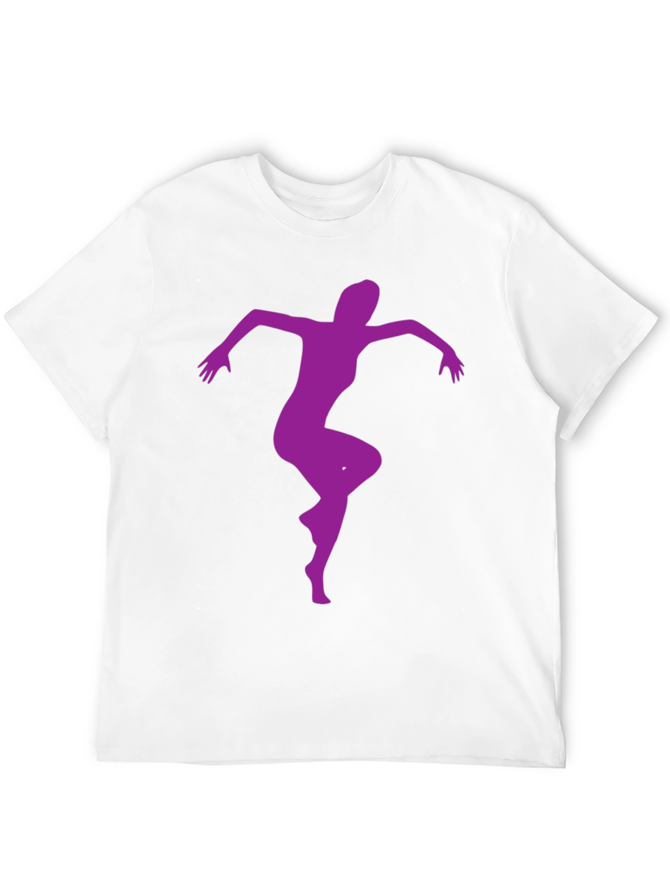 Dancing Woman Graphic Tee - Black