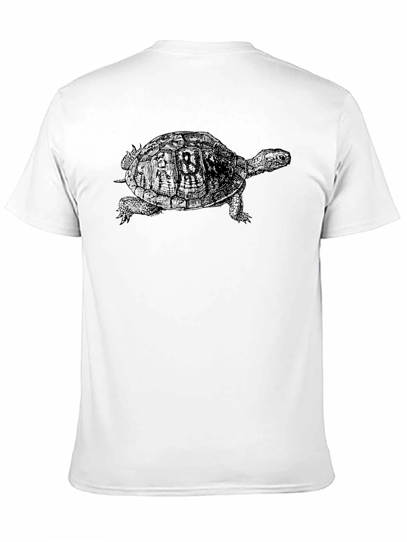 Turtle Graphic Tee - Black Comfort Fit Shirt