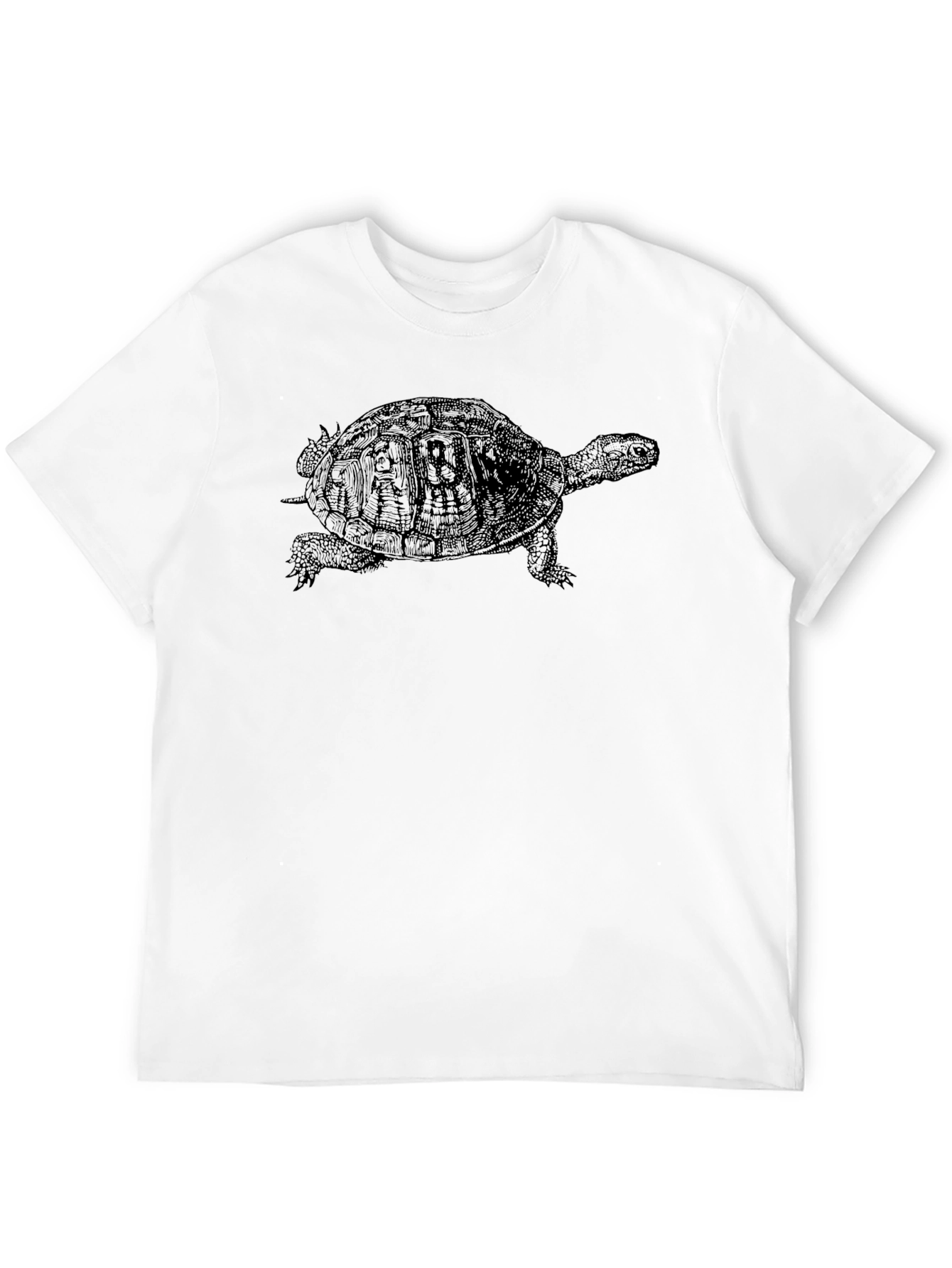 Turtle Graphic Tee - Black Comfort Fit Shirt