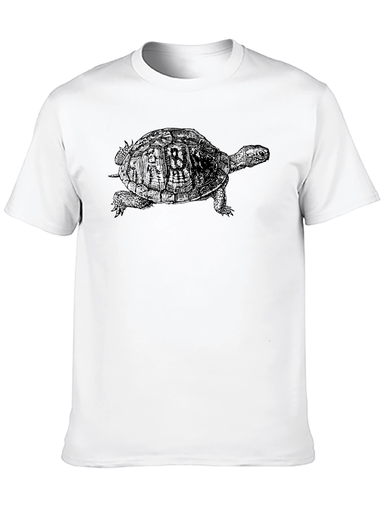 Turtle Graphic Tee - Black Comfort Fit Shirt