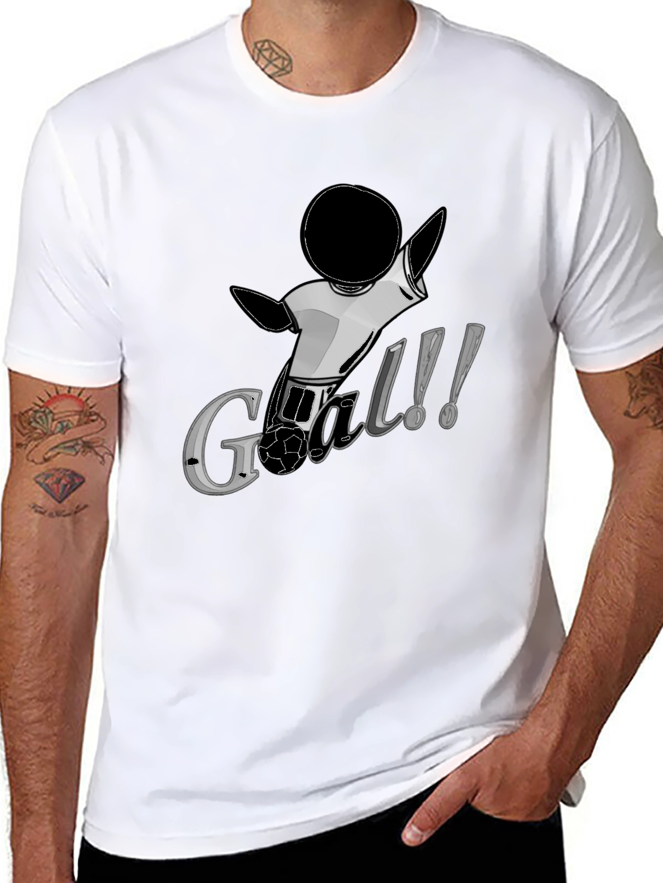Goal! Graphic T-Shirt - Sporty Design