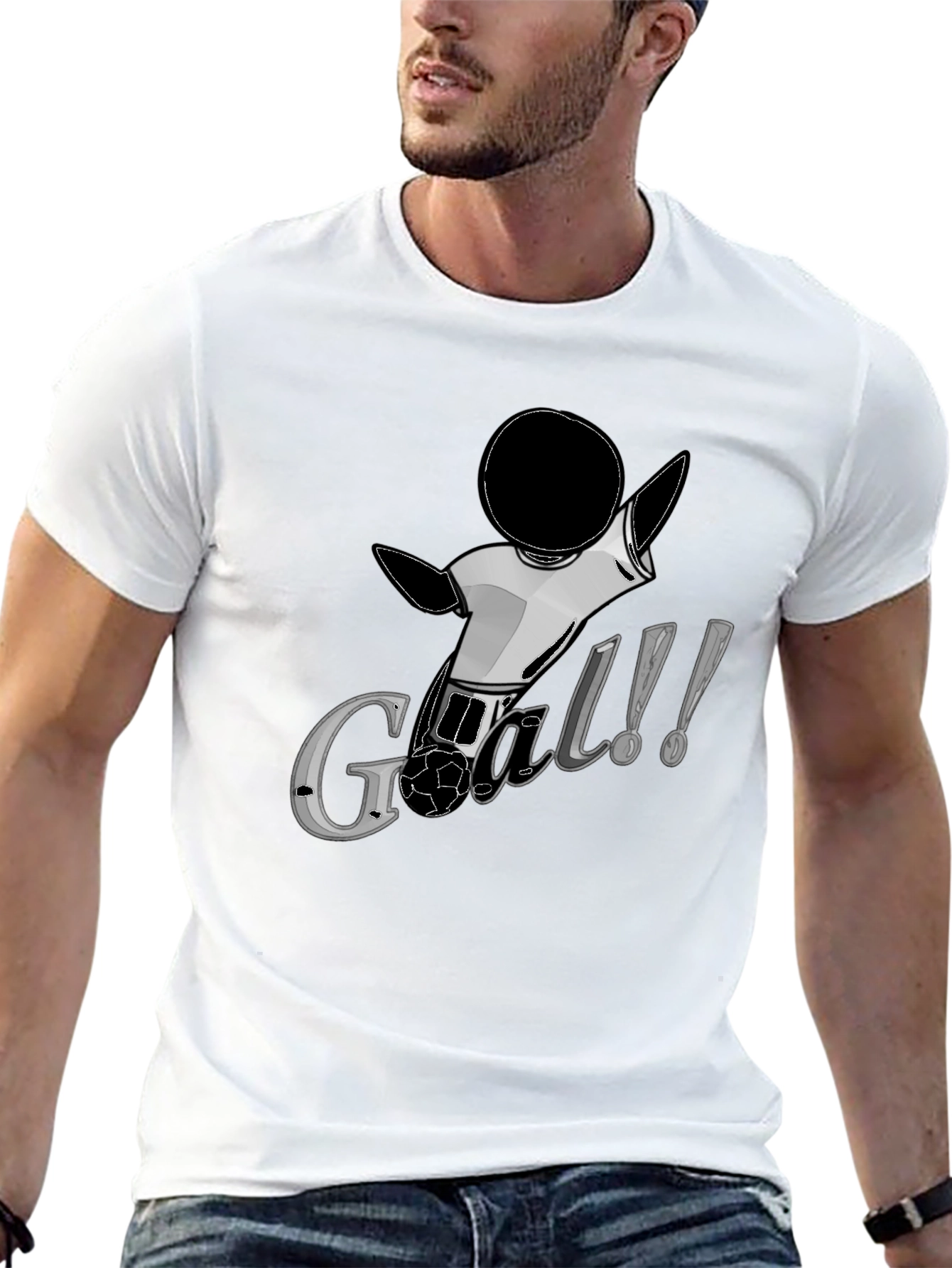 Goal! Graphic T-Shirt - Sporty Design