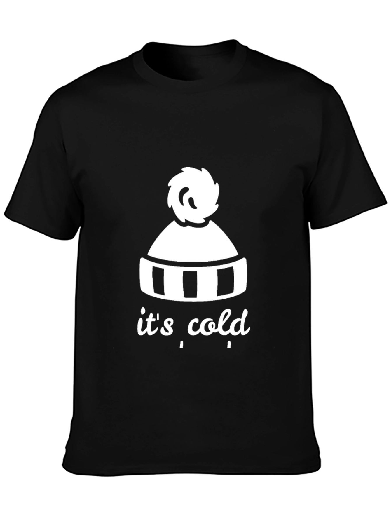 Its Cold Beanie Graphic Tee
