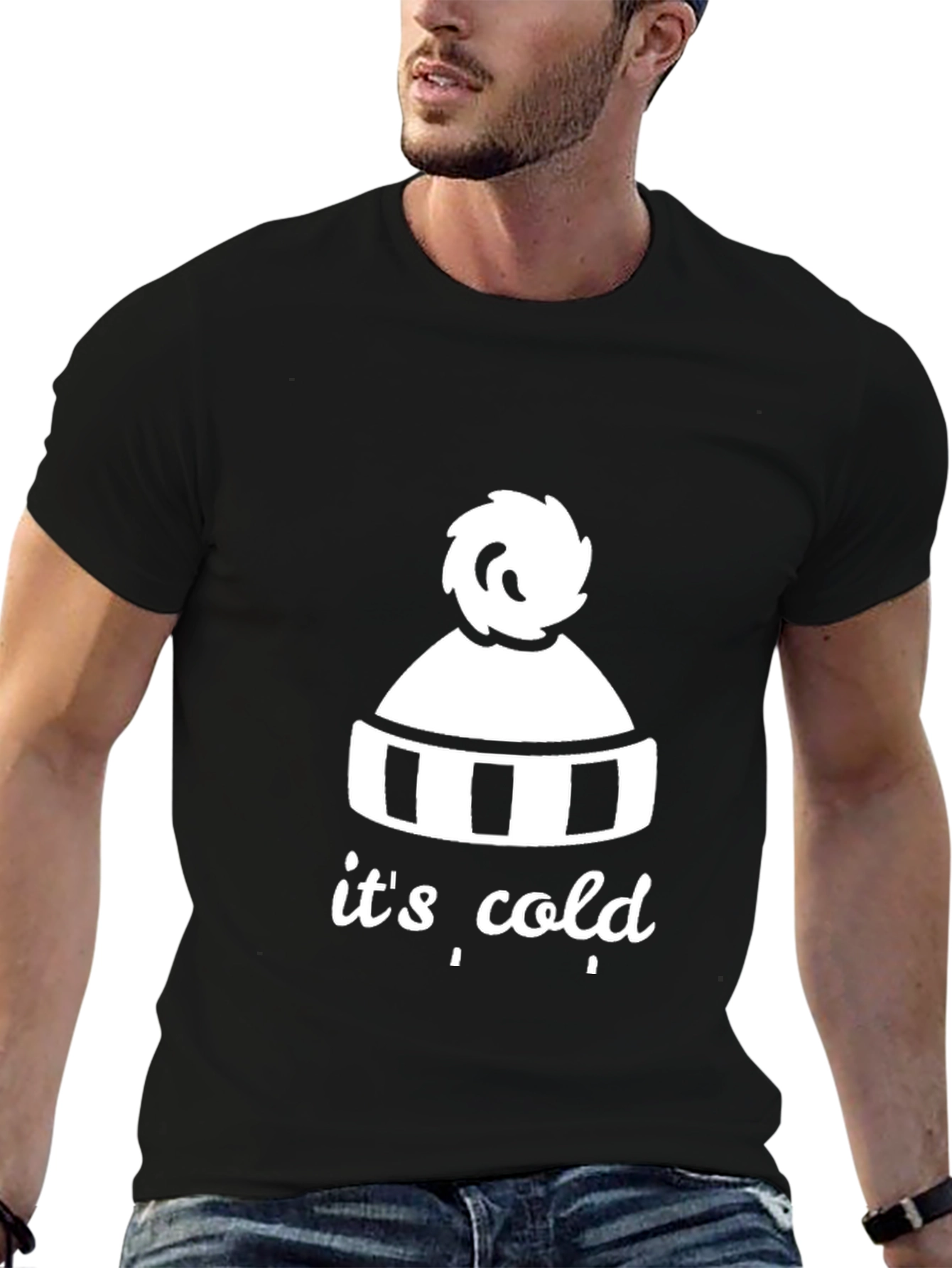 Its Cold Beanie Graphic Tee
