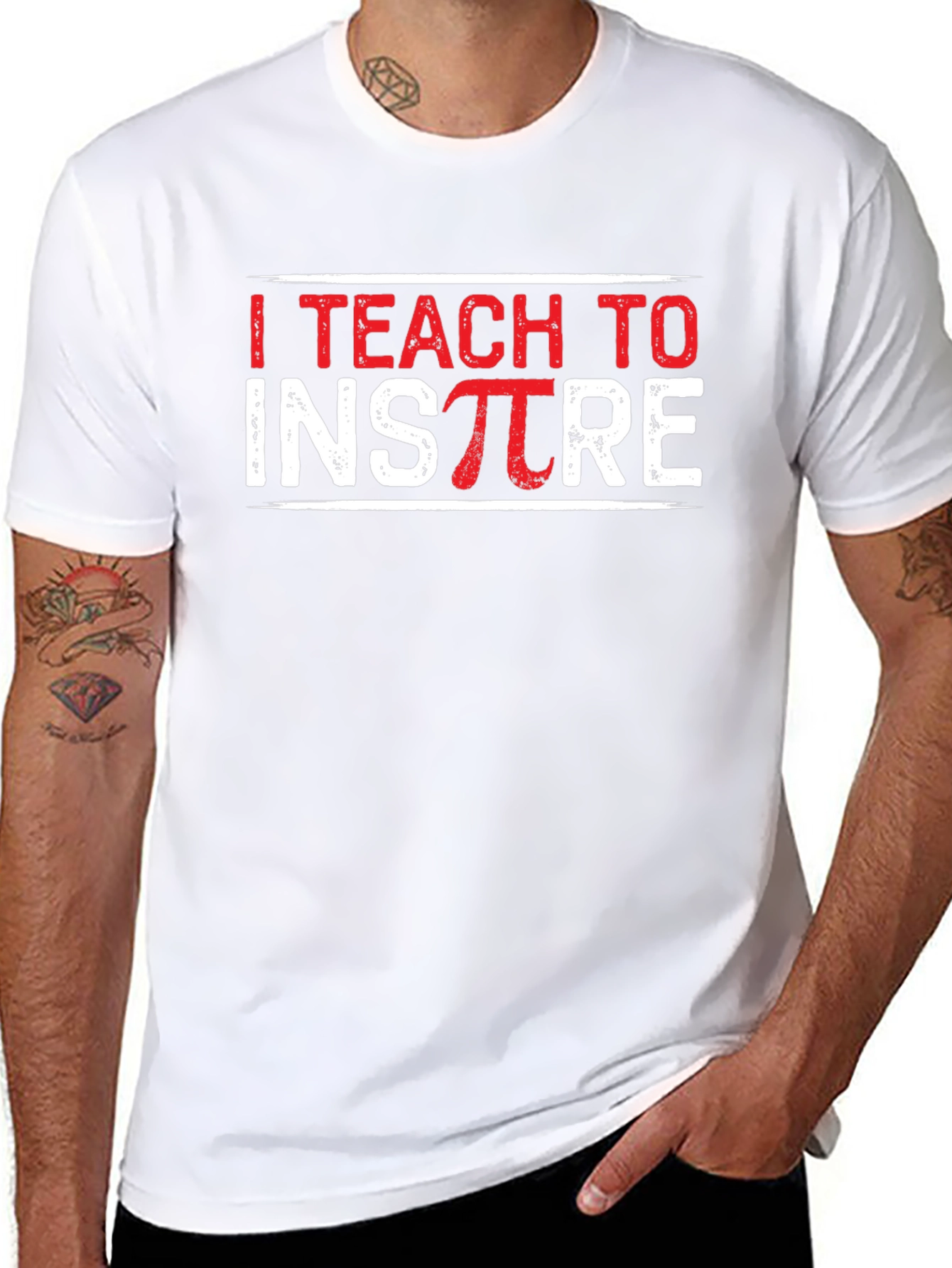 I Teach to Inspire Teacher T-Shirt