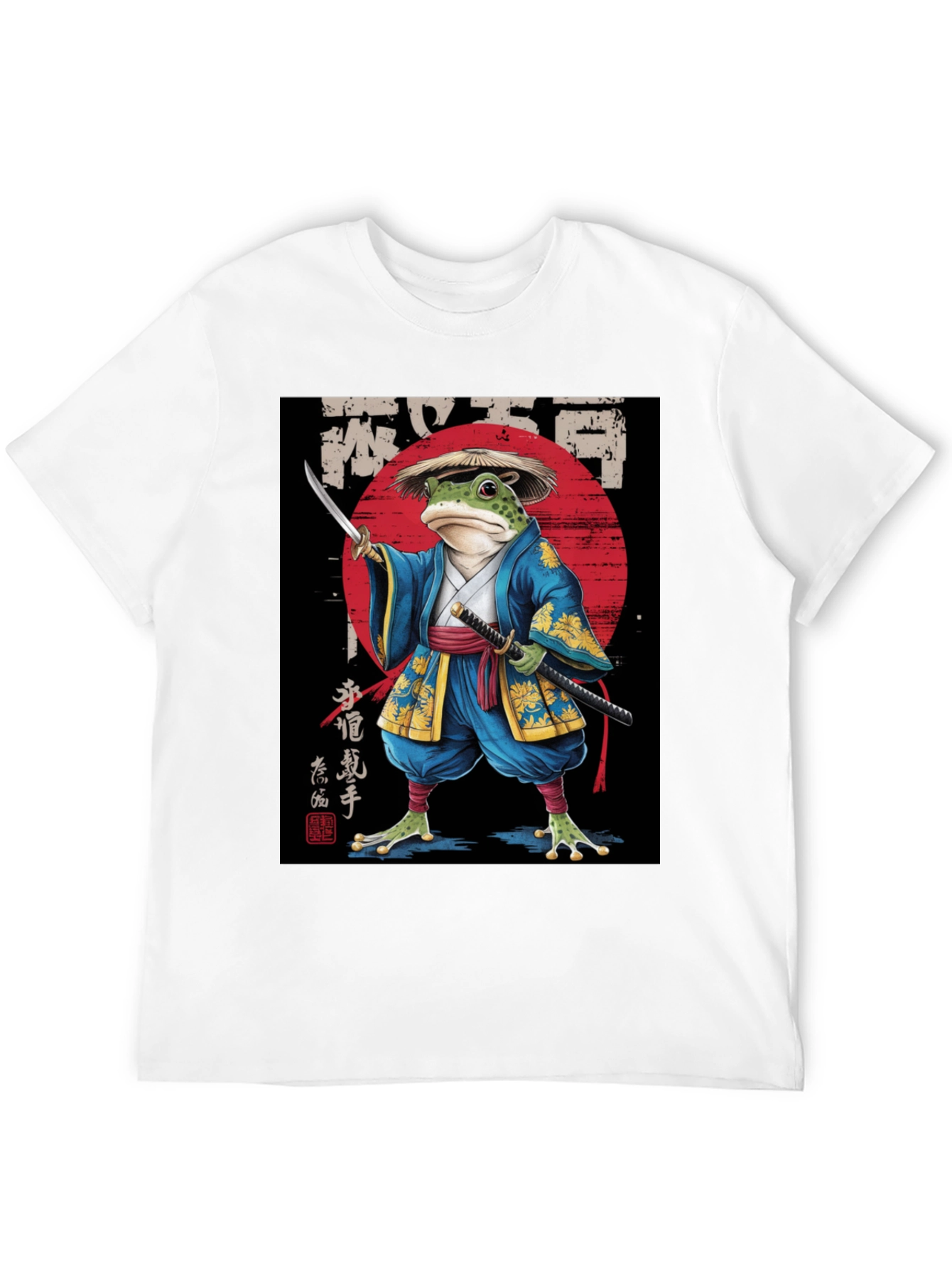 Samurai Frog Graphic Tee