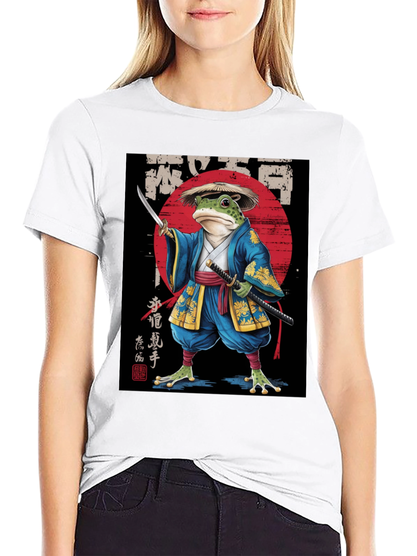 Samurai Frog Graphic Tee