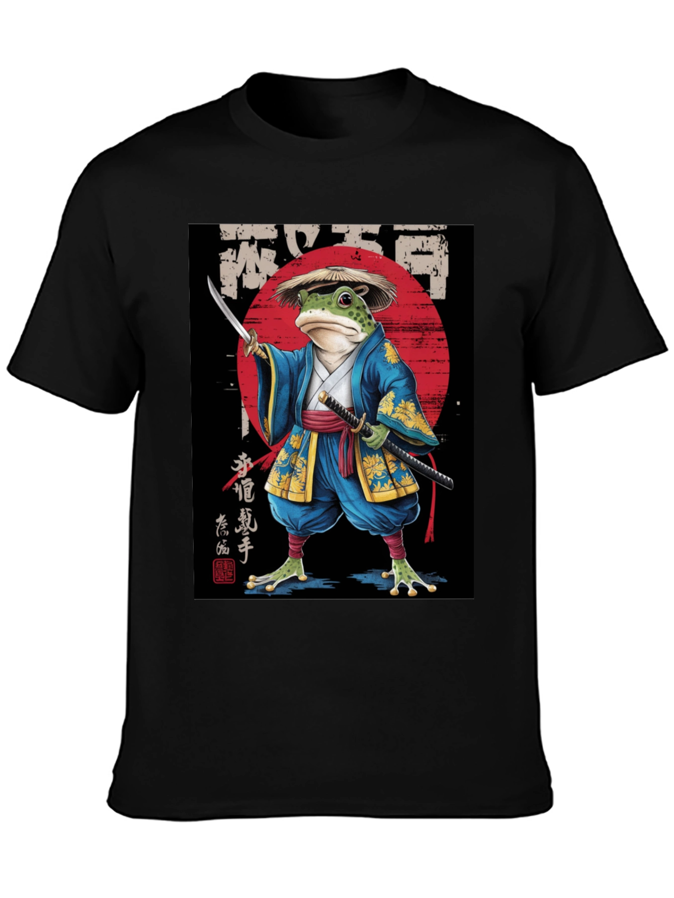 Samurai Frog Graphic Tee