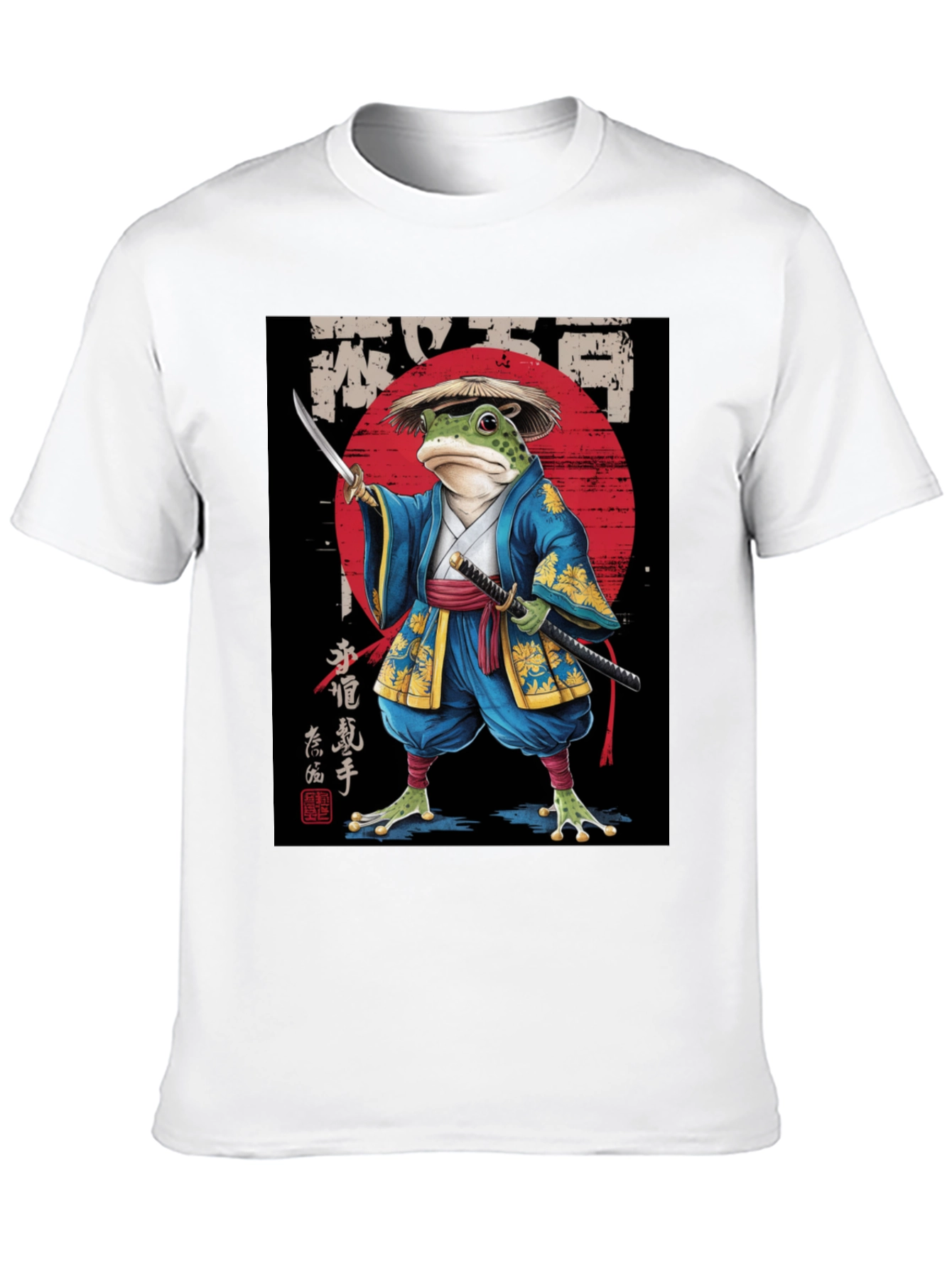 Samurai Frog Graphic Tee