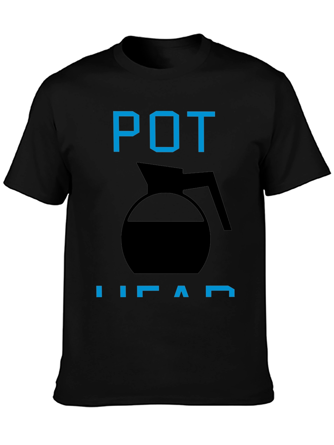 Pot Head Black Graphic Tee
