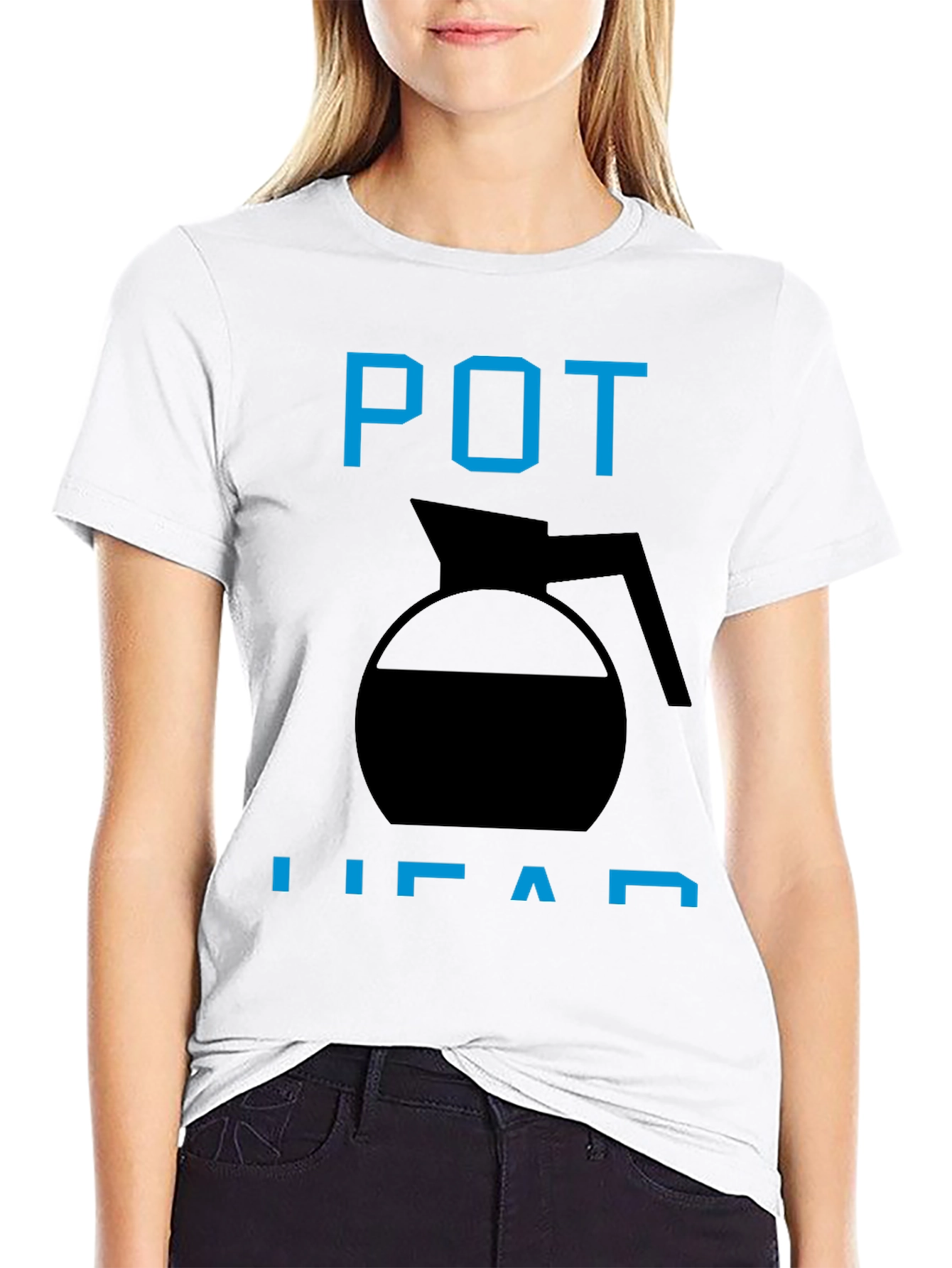 Pot Head Black Graphic Tee