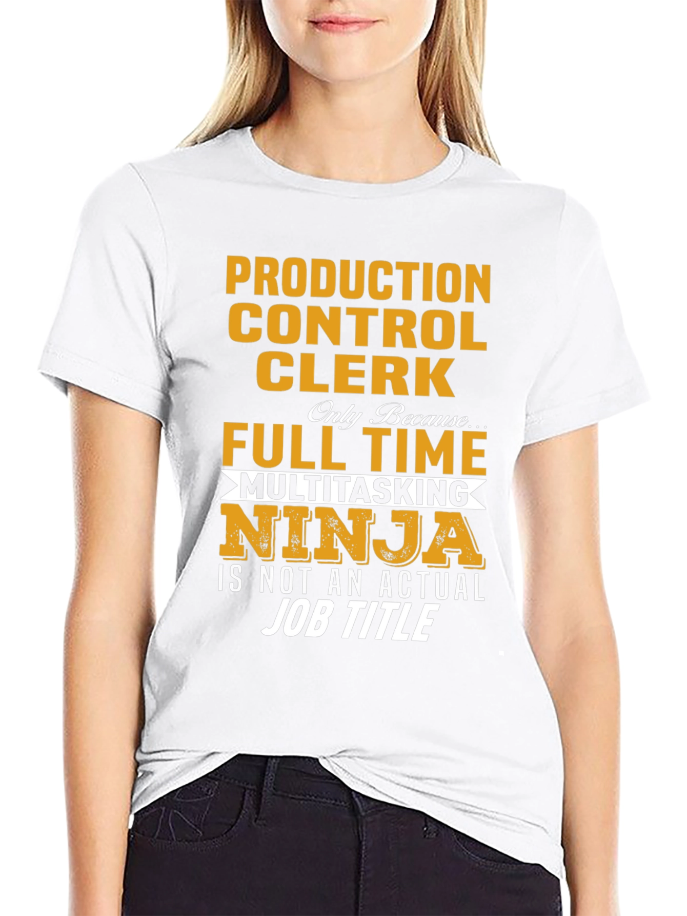 Production Control Clerk Ninja T-Shirt