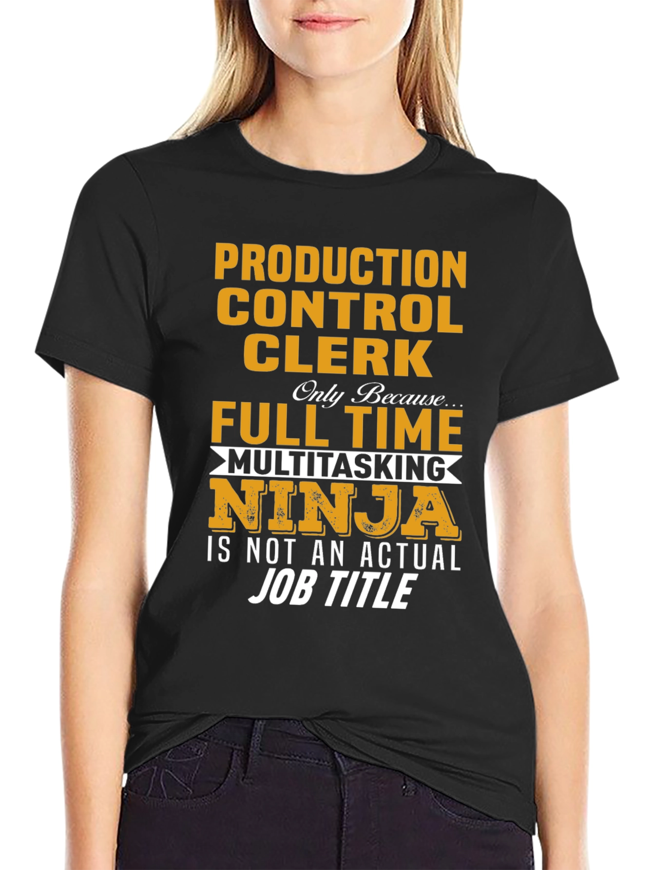 Production Control Clerk Ninja T-Shirt