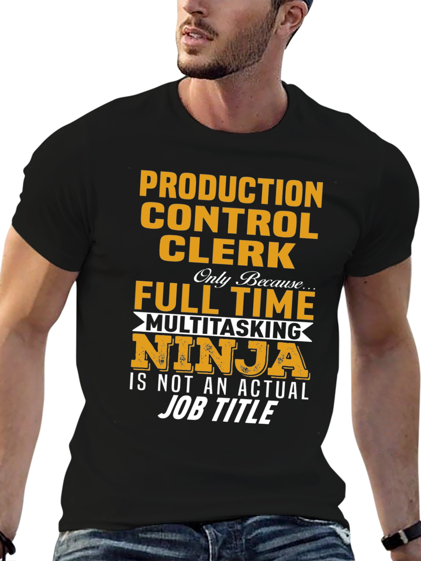 Production Control Clerk Ninja T-Shirt